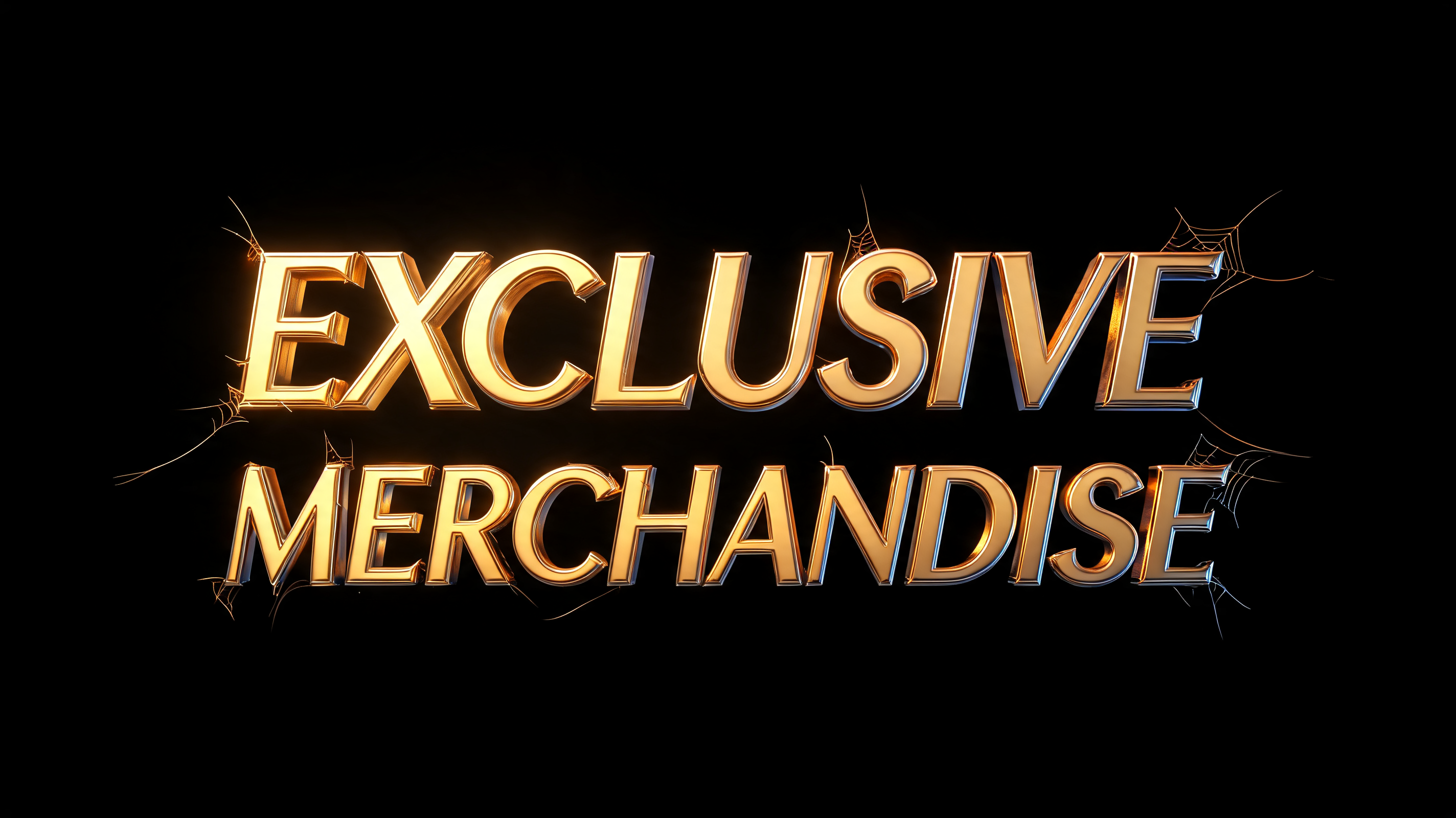 "EXCLUSIVE MERCHANDISE" — Spider Hero | AI Text Effect Generator