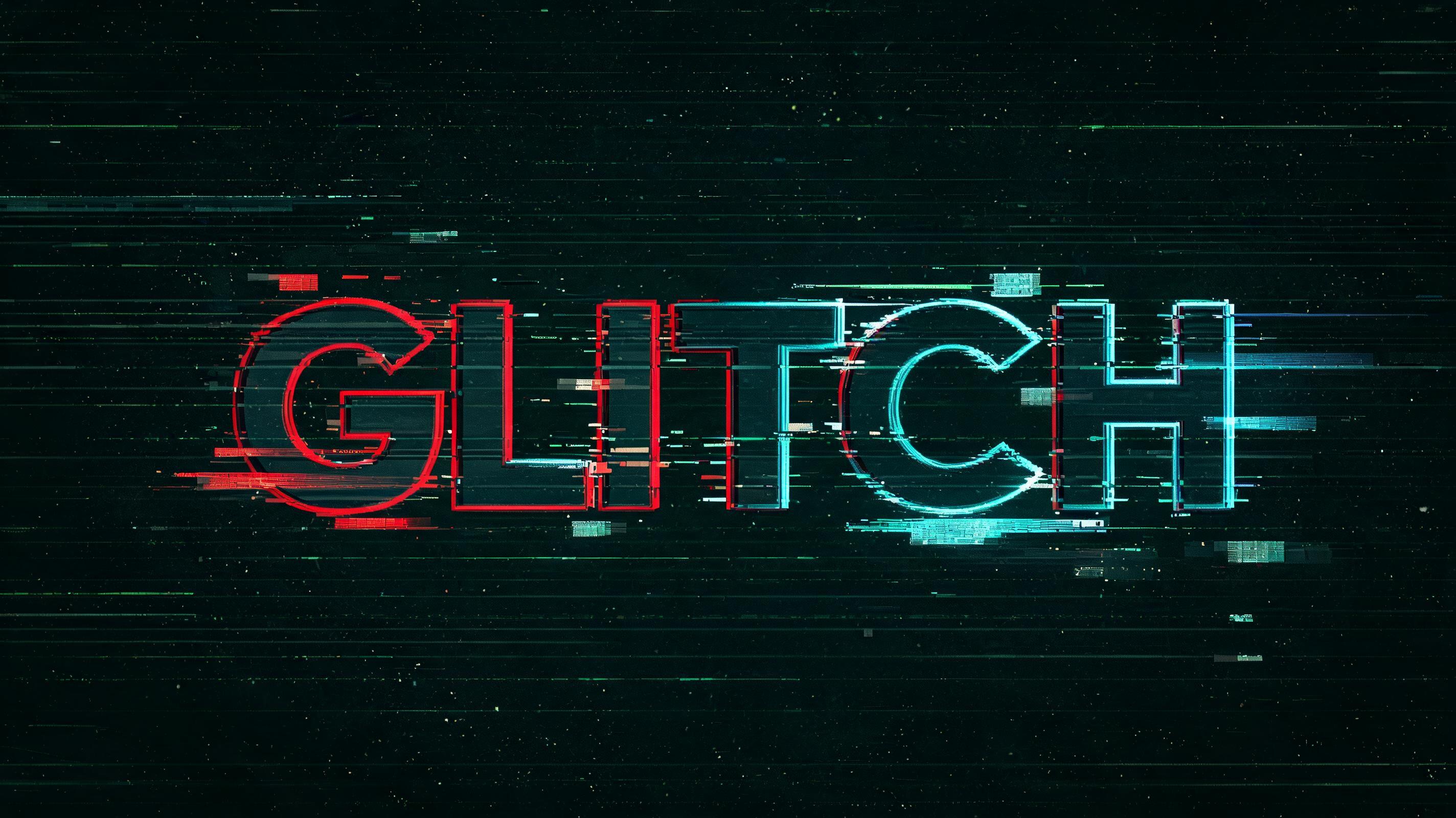 "GLITCH" — Glitch | AI Text Effect Generator