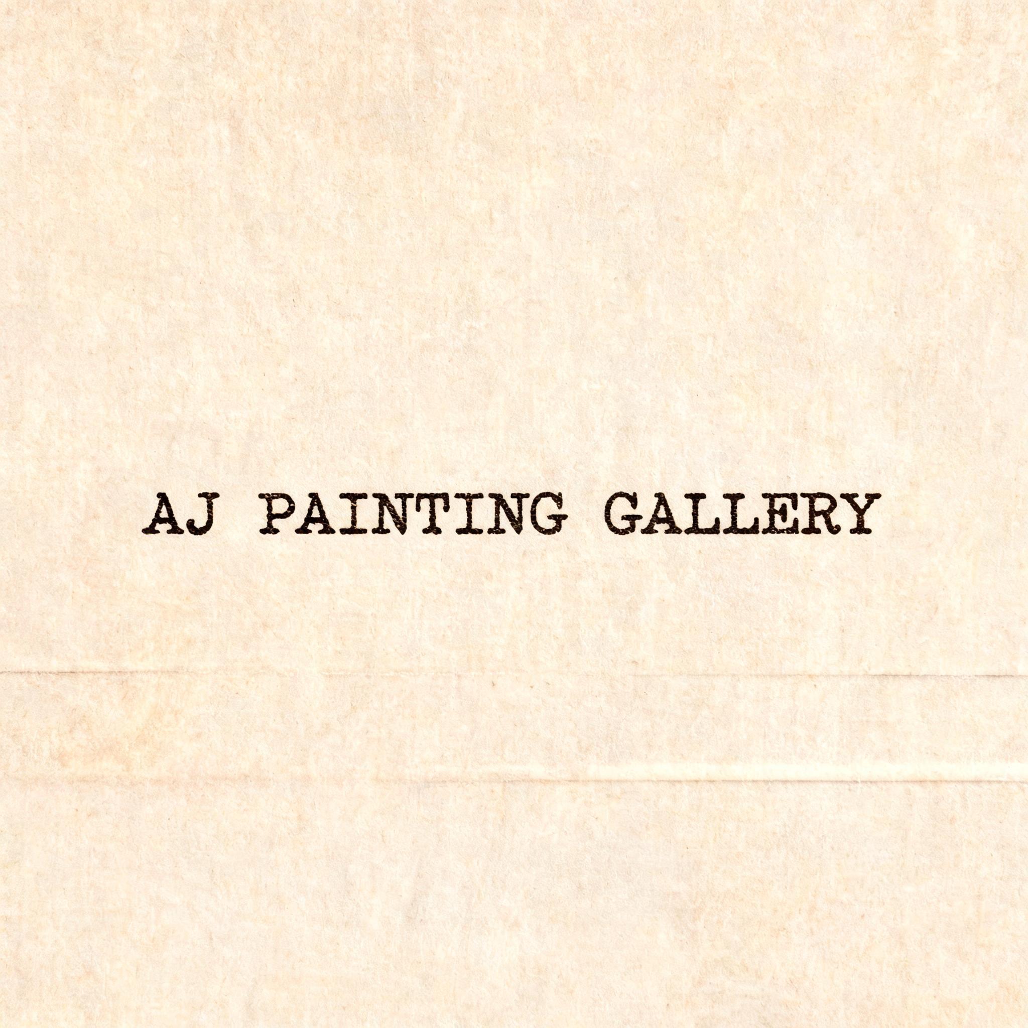 "AJ PAINTING GALLERY " — Typewriter | AI Text Effect Generator