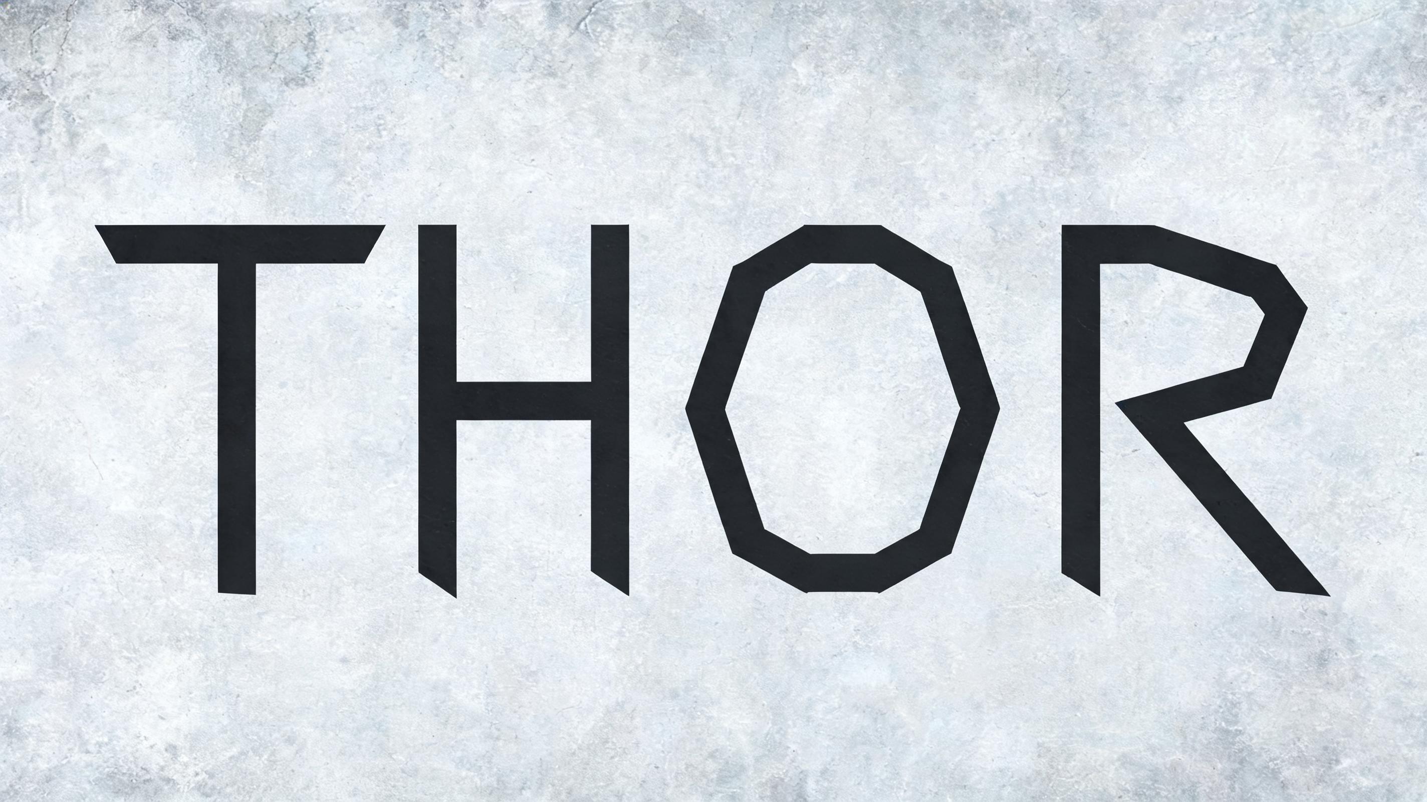 "THOR" — Viking Runic | AI Text Effect Generator