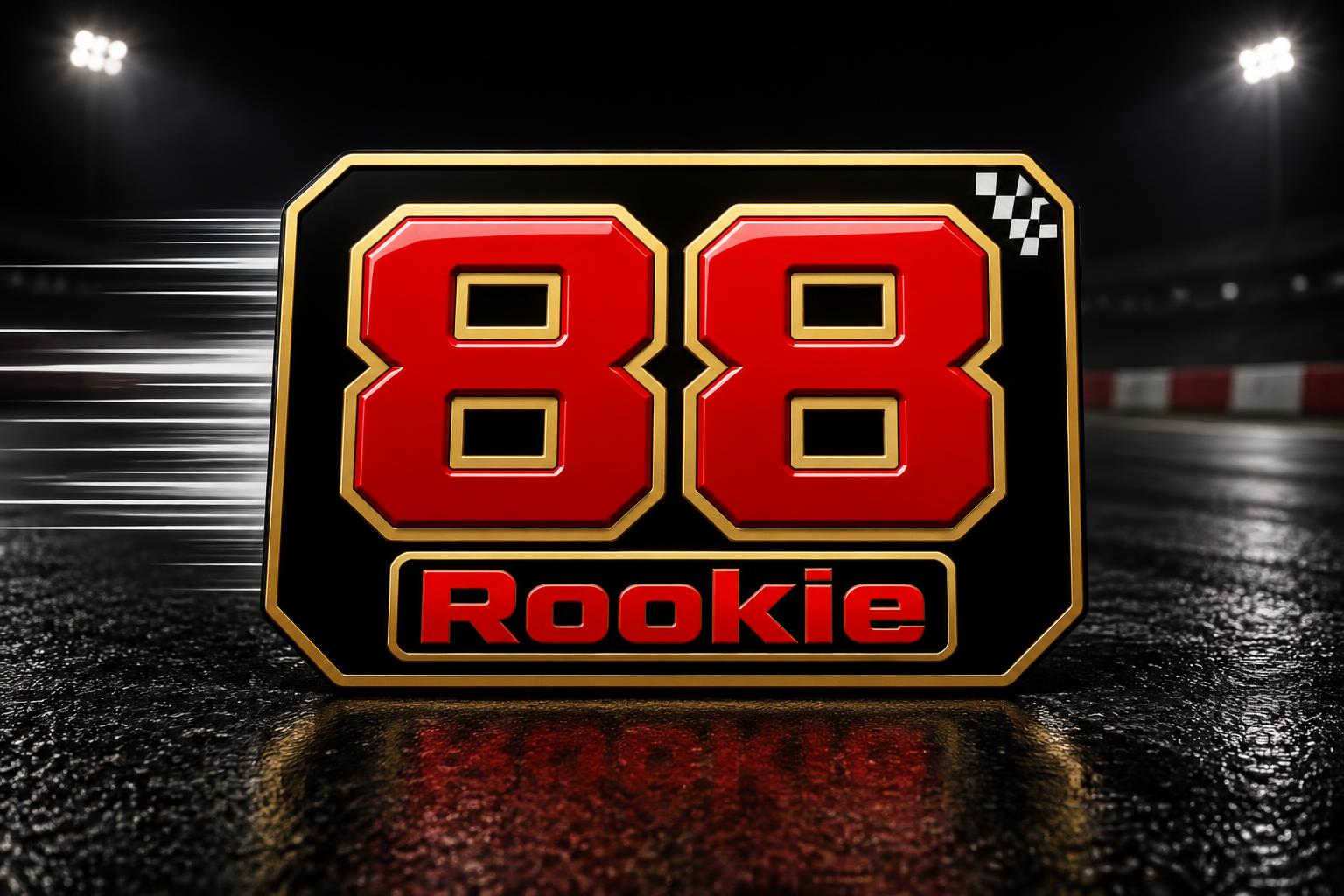 "88
Rookie" — Racing | AI Text Effect Generator