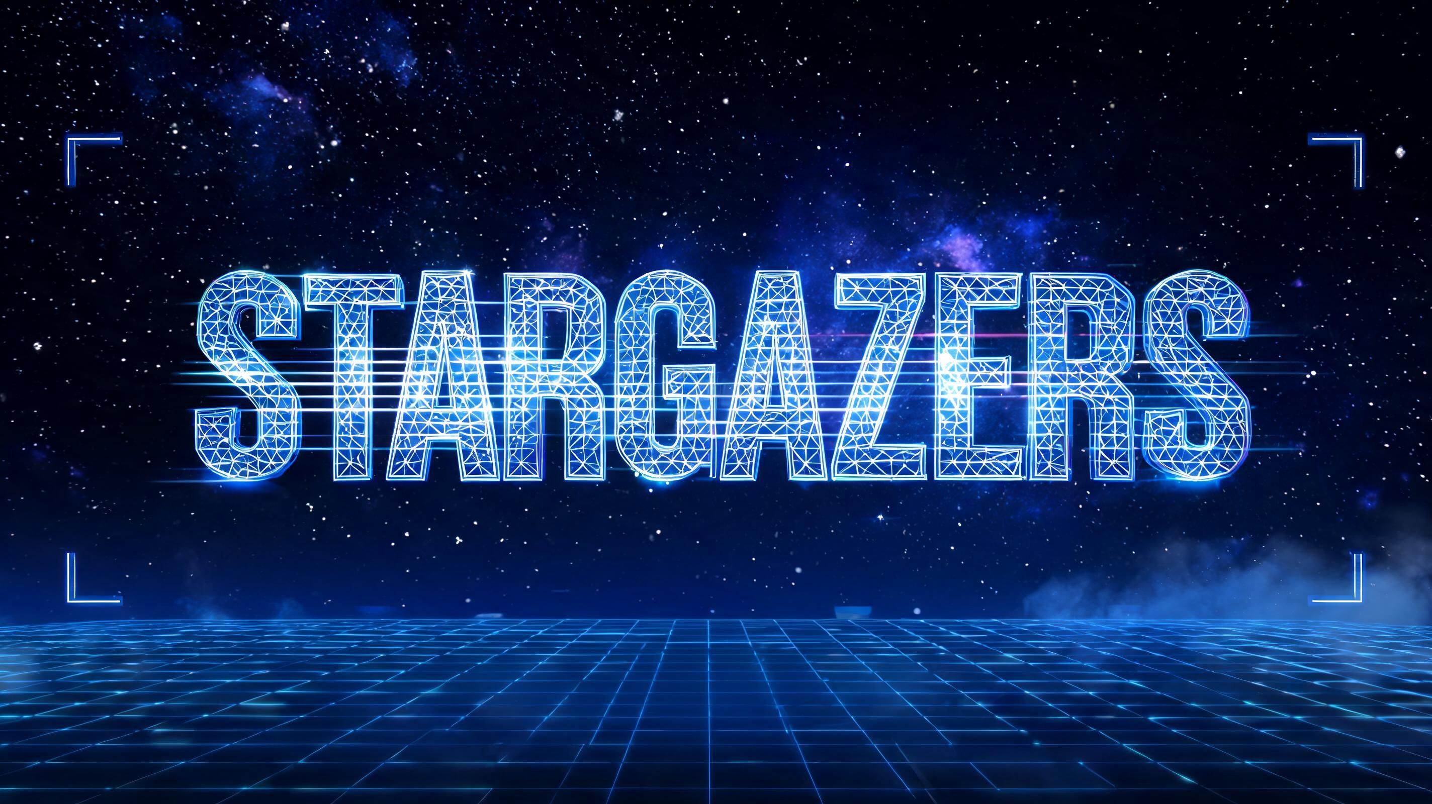 "STARGAZERS" — Futuristic | AI Text Effect Generator