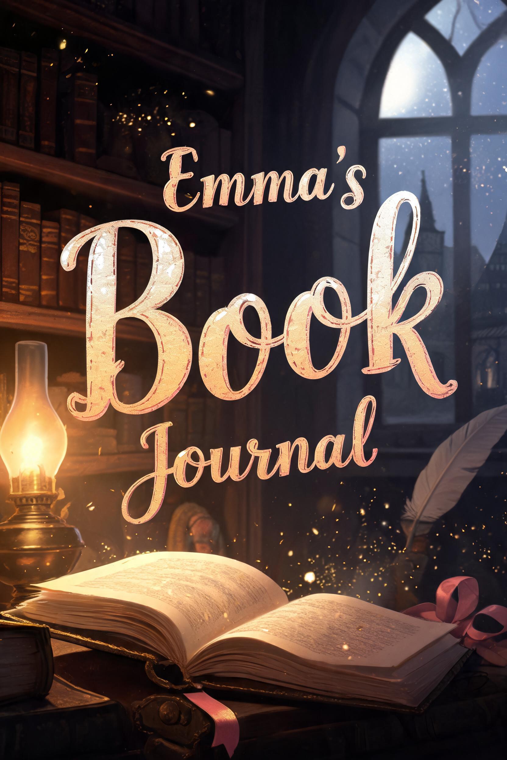 "Emma’s Book Journal" — Fairy Tale | AI Text Effect Generator