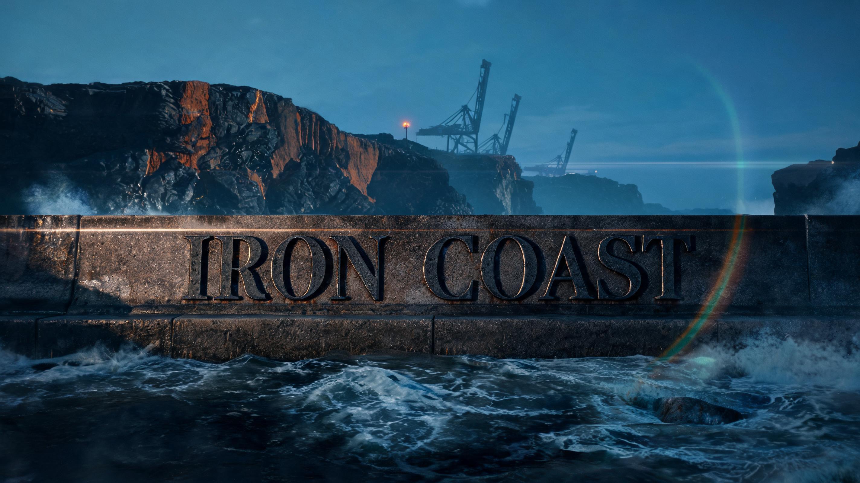 "IRON COAST" — Cinematic Netflix | AI Text Effect Generator
