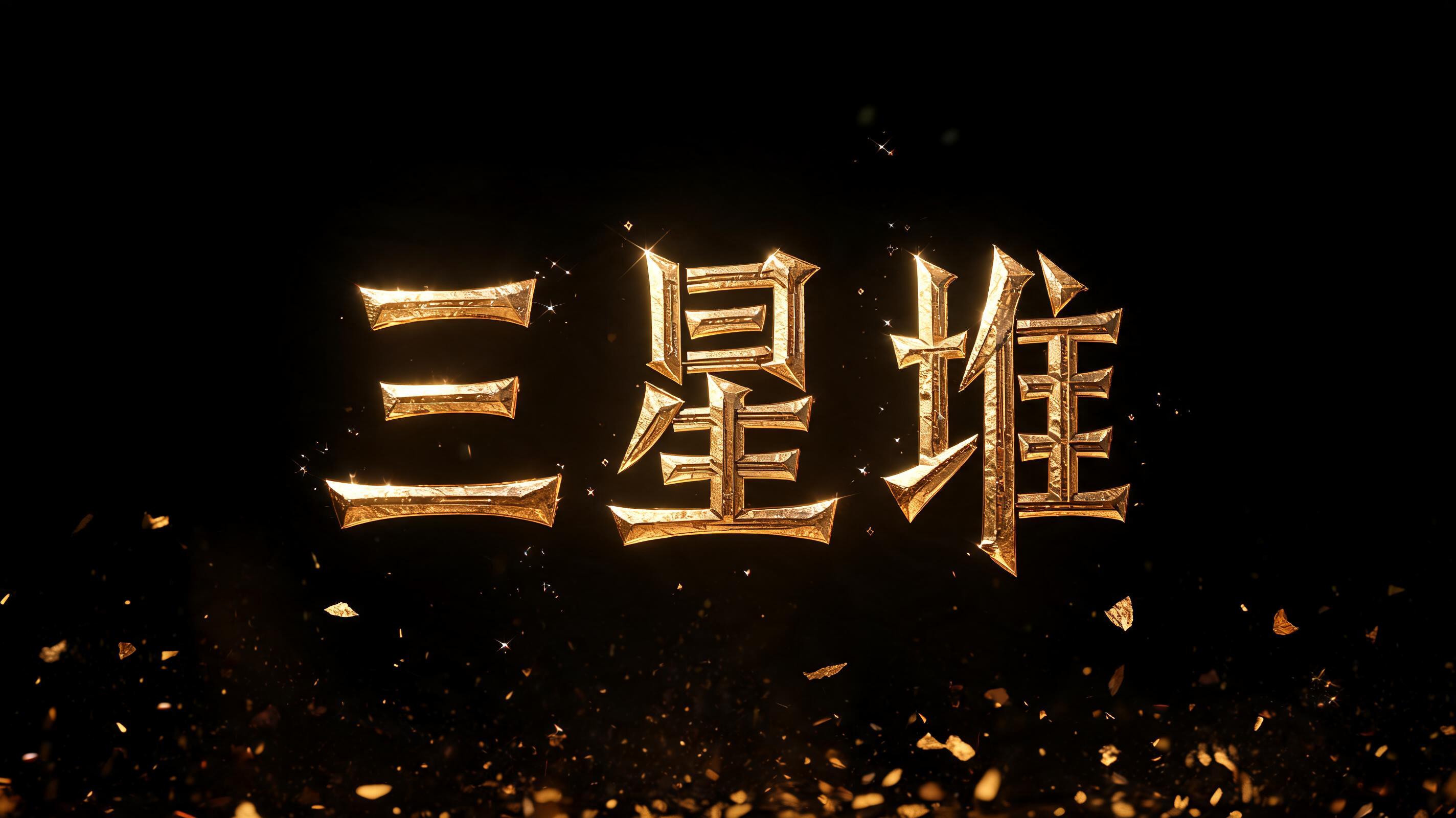 "三星堆" — Luxury Gold | AI Text Effect Generator