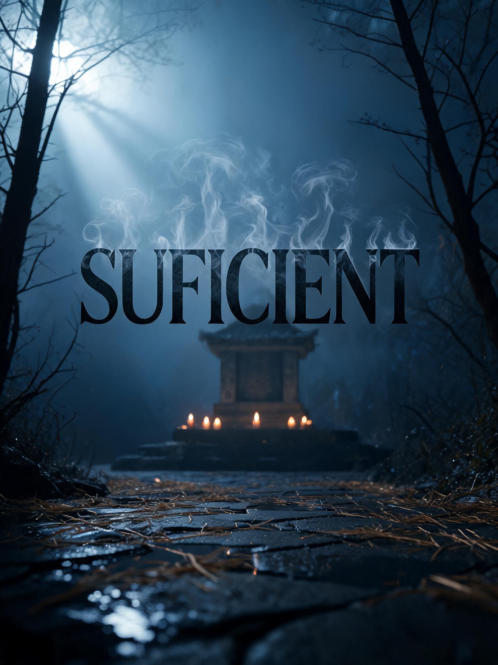 "SUFICIENT" —  | AI Text Effect Generator