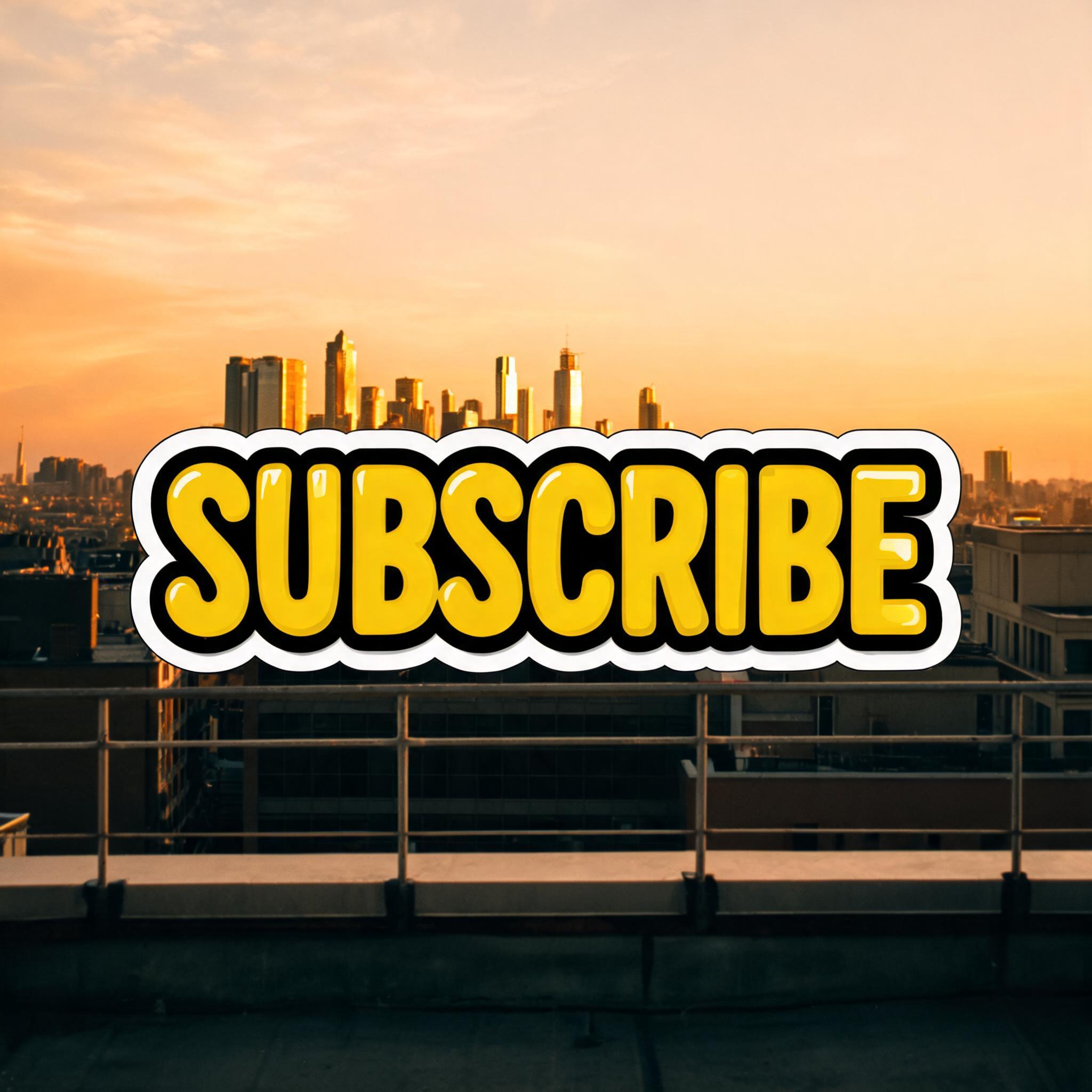 "SUBSCRIBE" — Cinematic Youtube Creator | AI Text Effect Generator