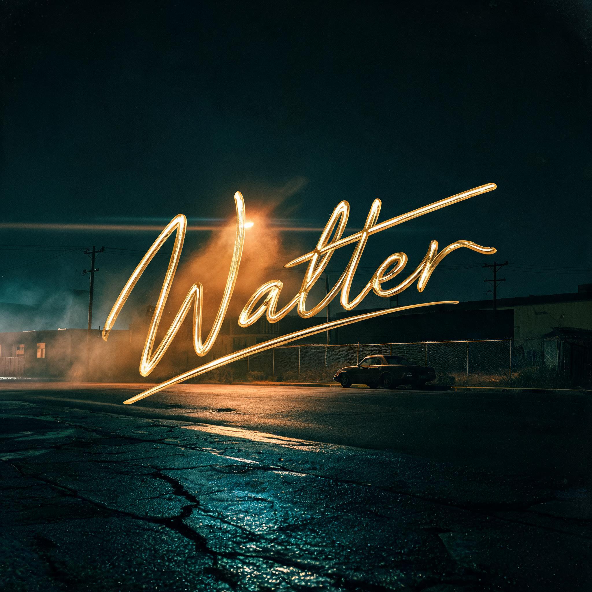 "Walter" — Cinematic | AI Text Effect Generator