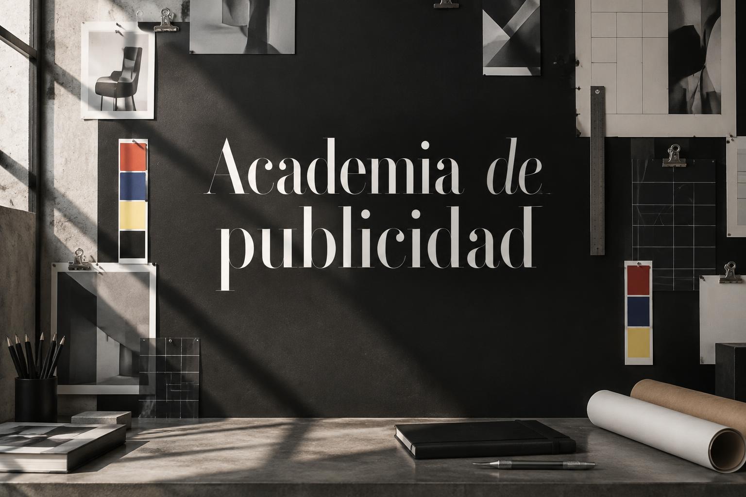 "Academia de publicidad" —  | AI Text Effect Generator