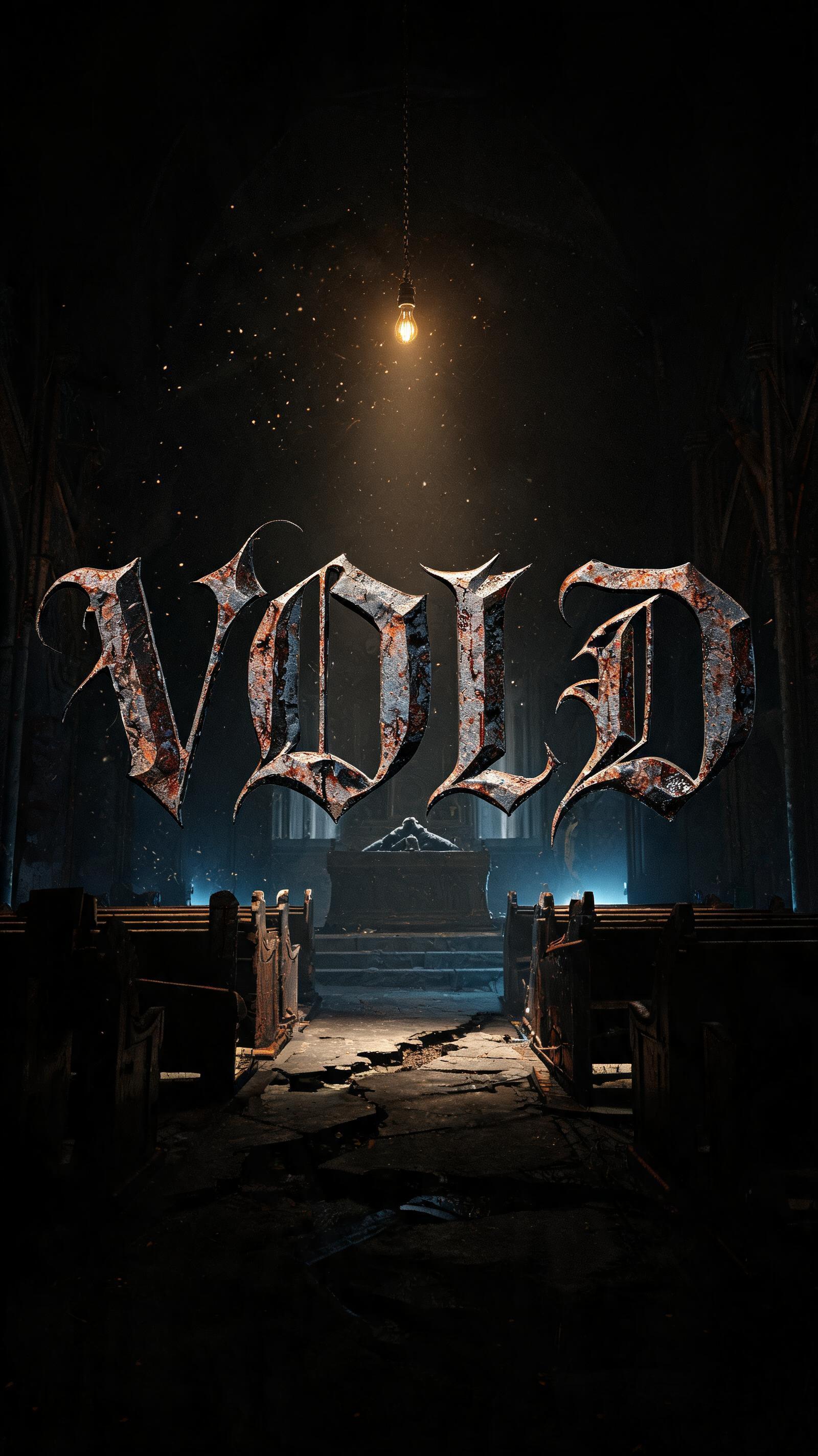 "VOID" — Cinematic Horror | AI Text Effect Generator