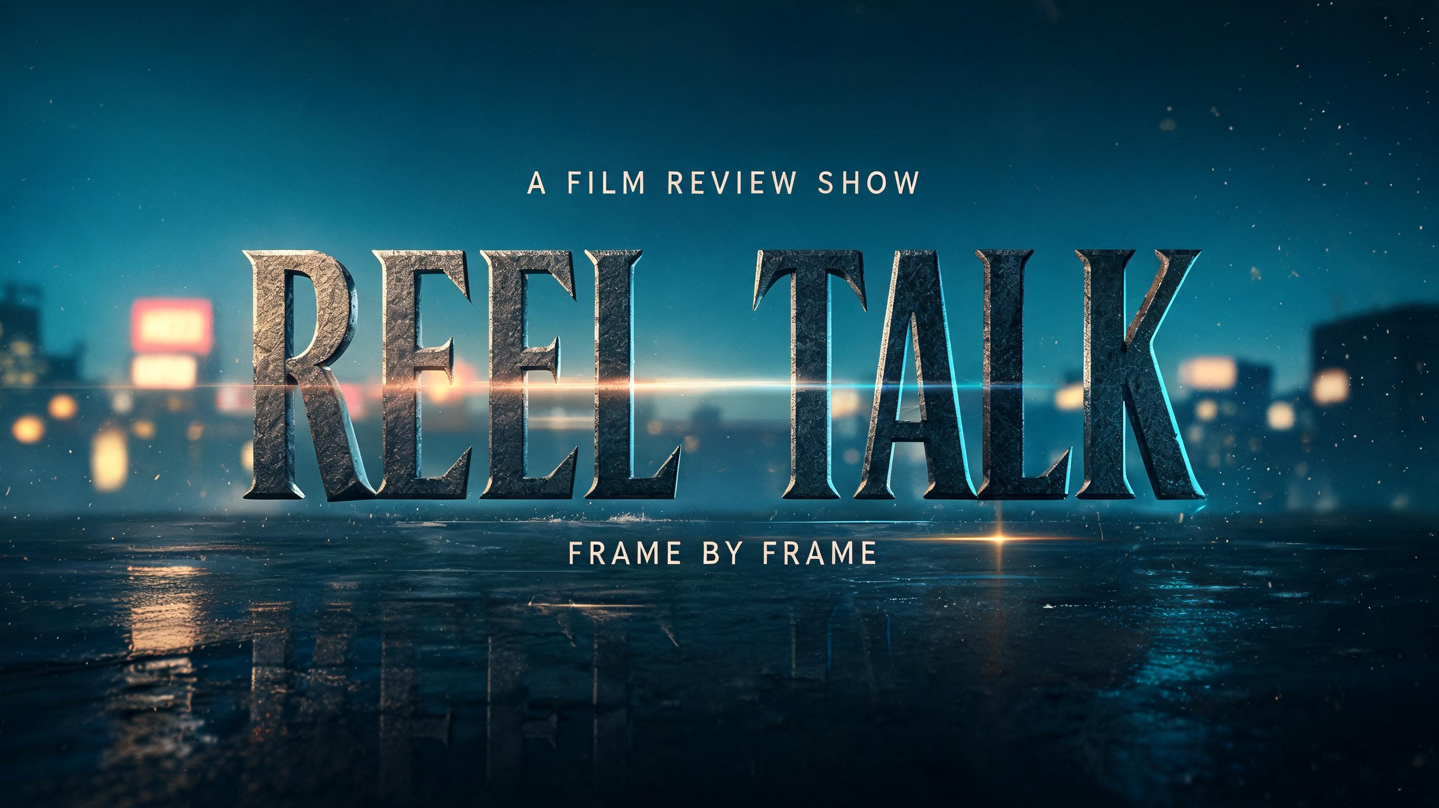 "A FILM REVIEW SHOW
REEL TALK
FRAME BY FRAME" — Cinematic | AI Text Effect Generator