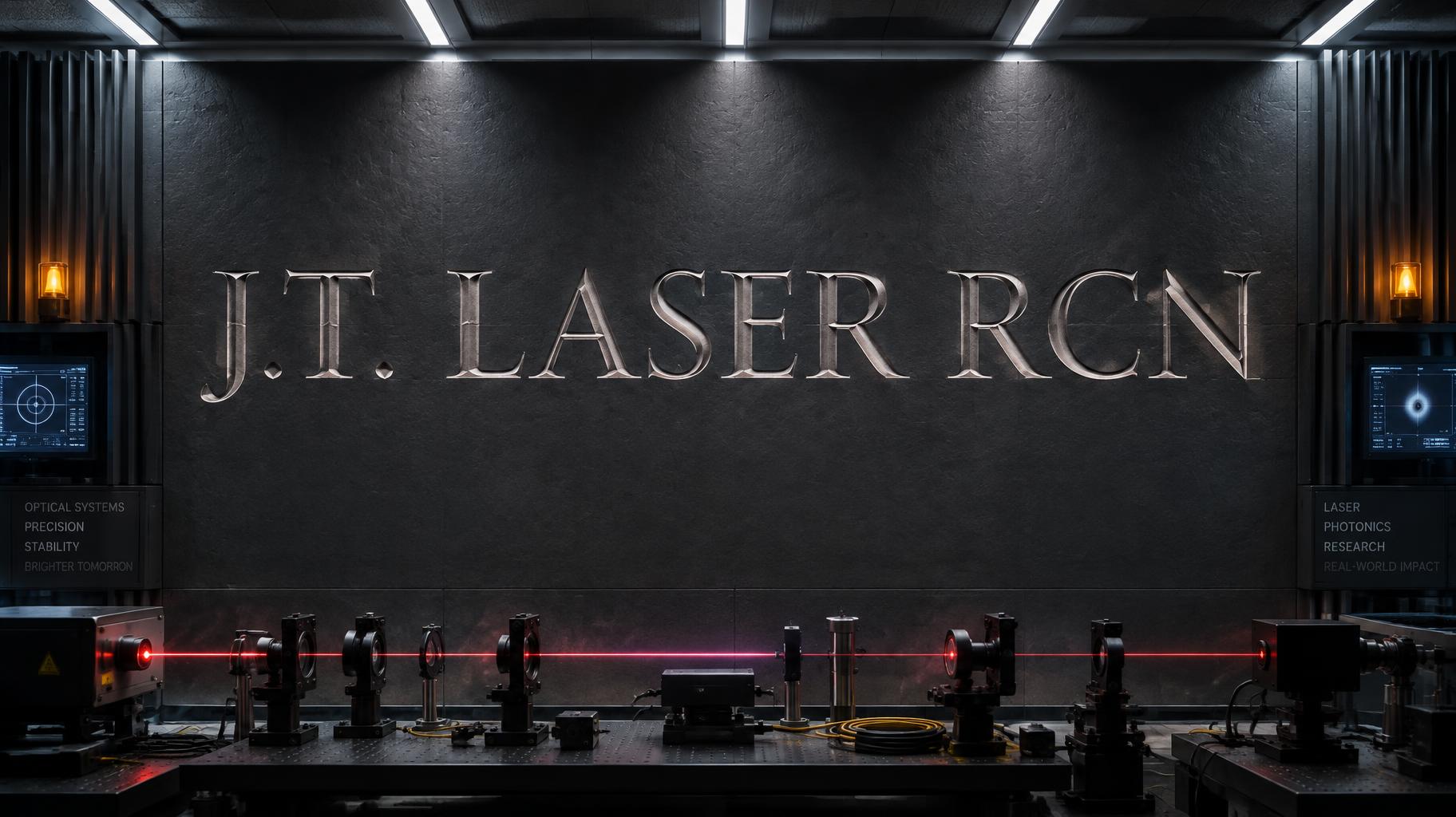"J.T. LASER RCN" —  | AI Text Effect Generator