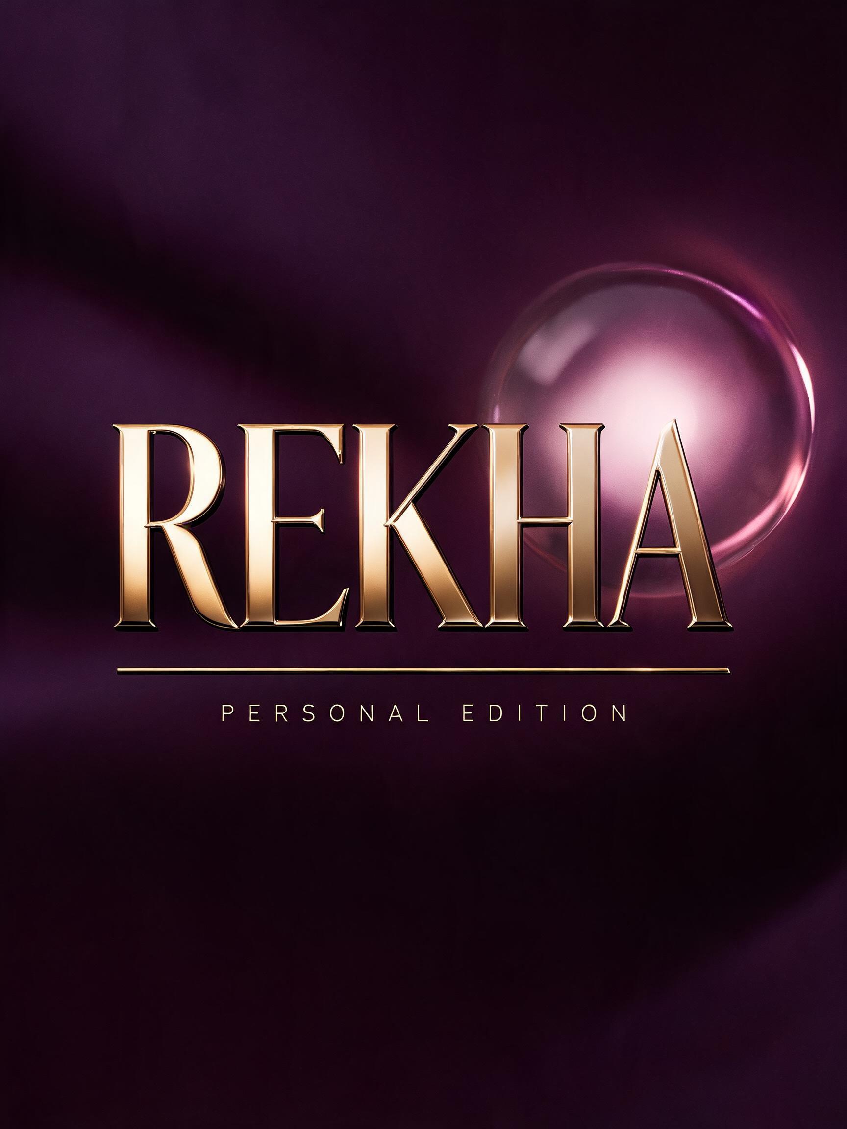 "REKHA" — Fire Smoke | AI Text Effect Generator