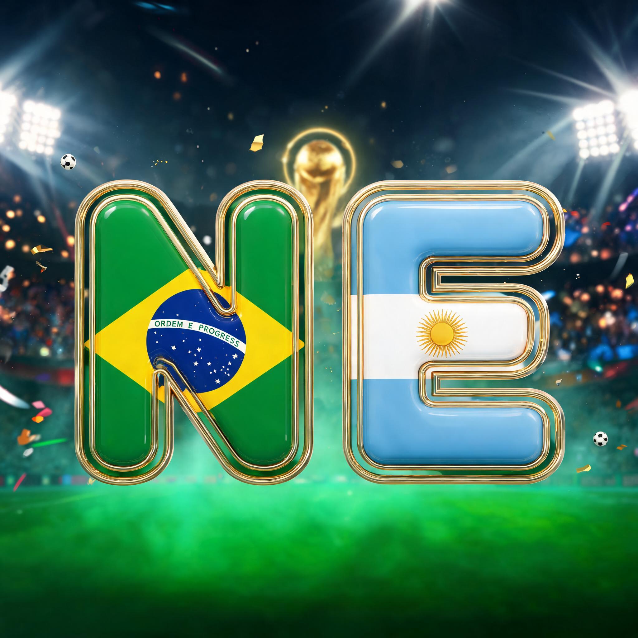 "NE" — Sports Football | AI Text Effect Generator
