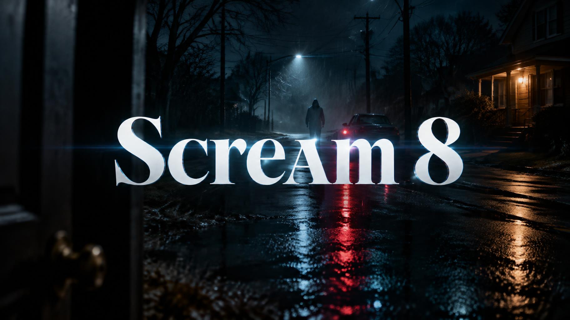 "Scream 8" — Cinematic Netflix | AI Text Effect Generator