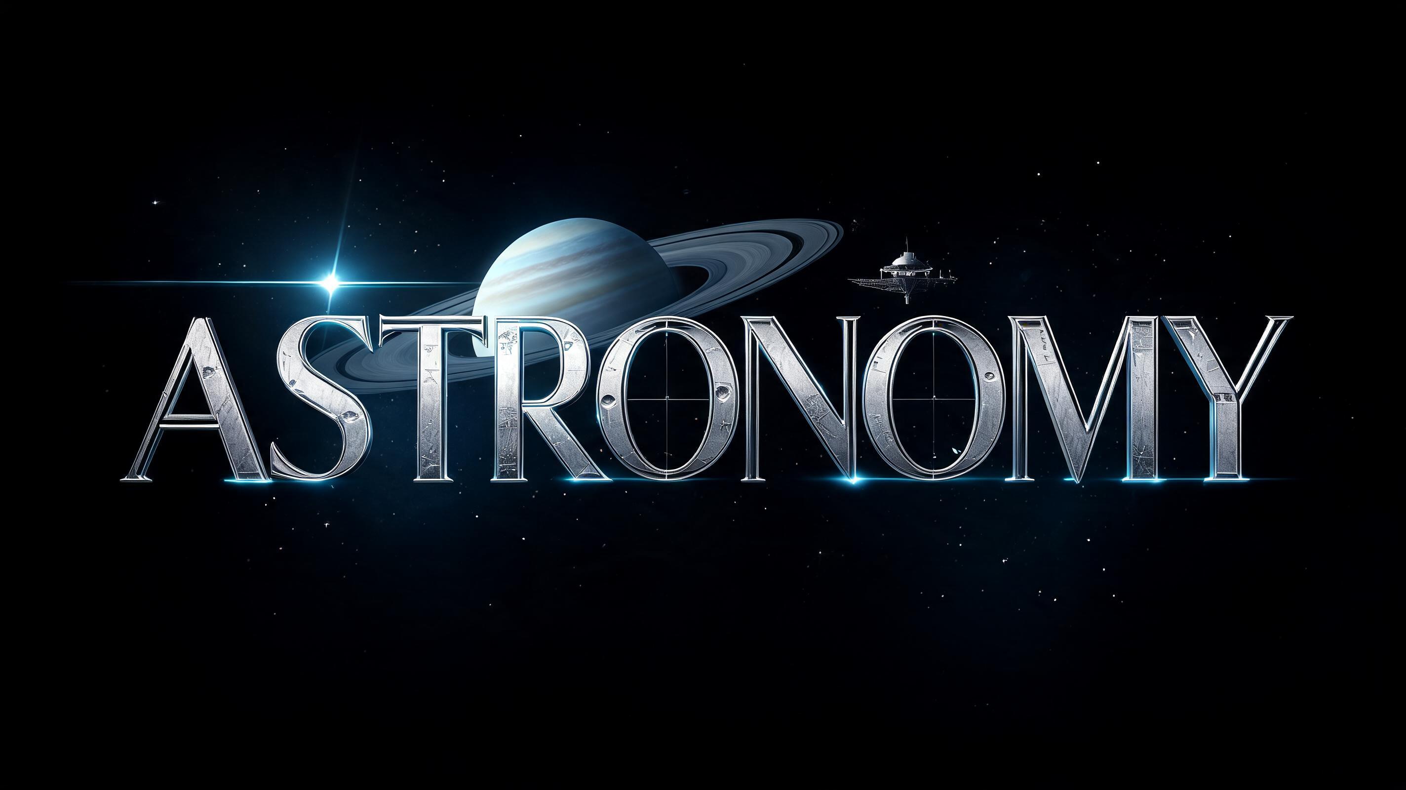 "ASTRONOMY" — Cinematic Scifi | AI Text Effect Generator