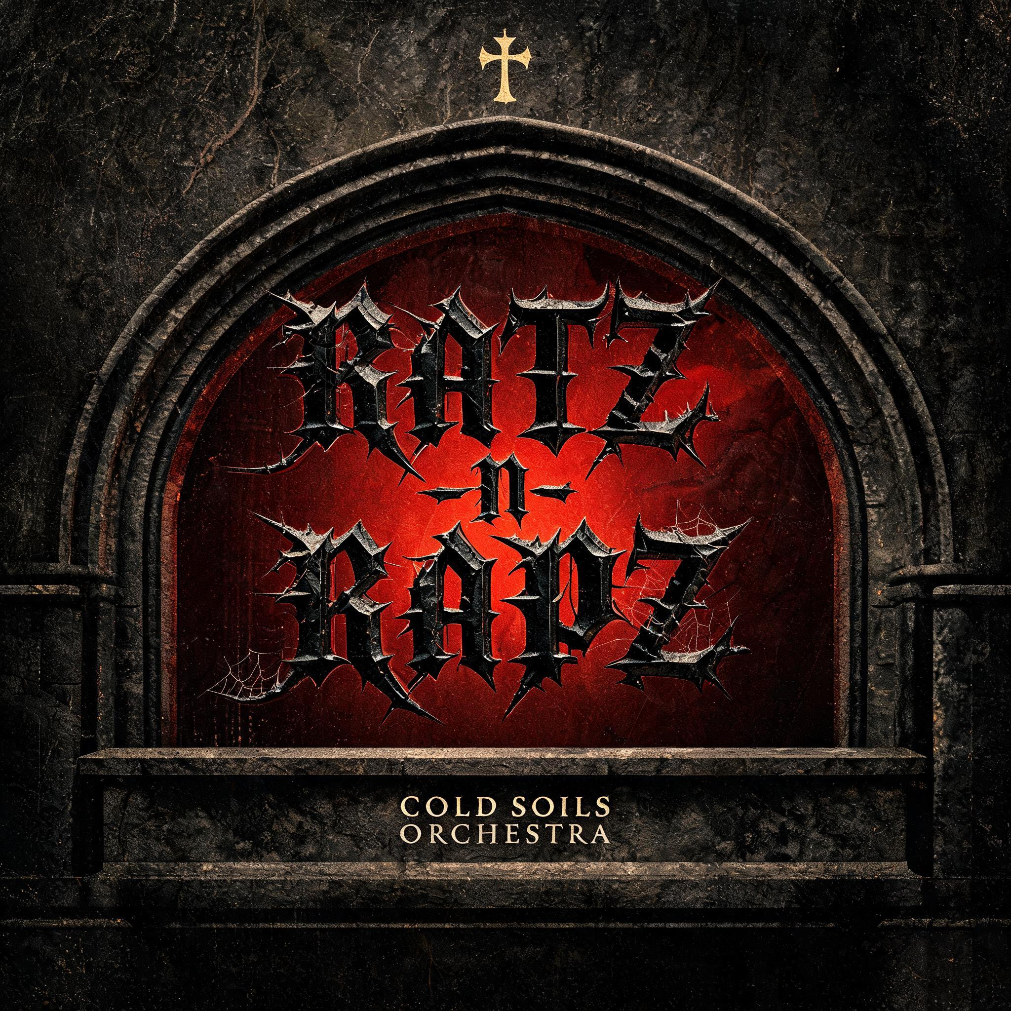 "✞
RATZ
-N-
RAPZ
COLD SOILS ORCHESTRA" — Gothic Font | AI Text Effect Generator