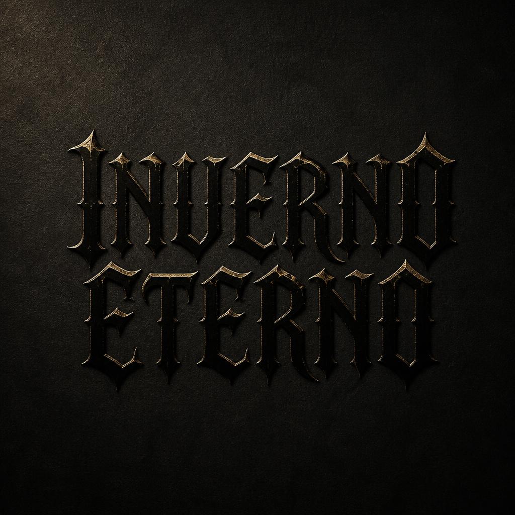 "INVERNO
ETERNO" — Gothic Font text effect
