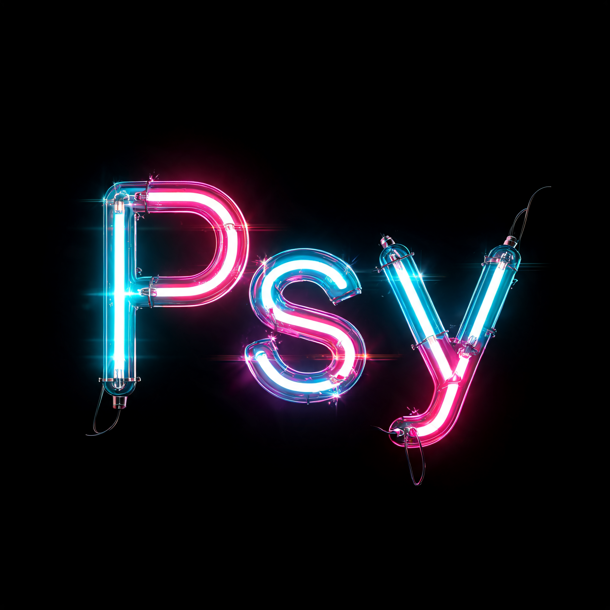 "Psy" — Neon Glow | AI Text Effect Generator