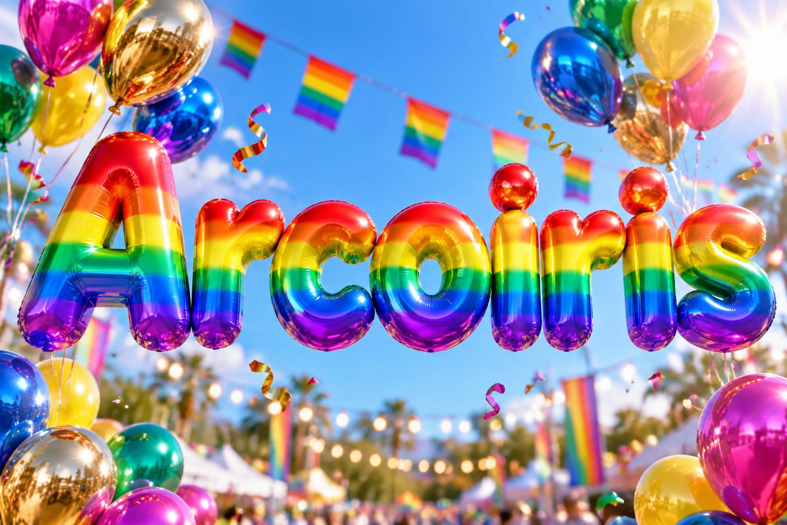 "Arcoiris" — Rainbow | AI Text Effect Generator