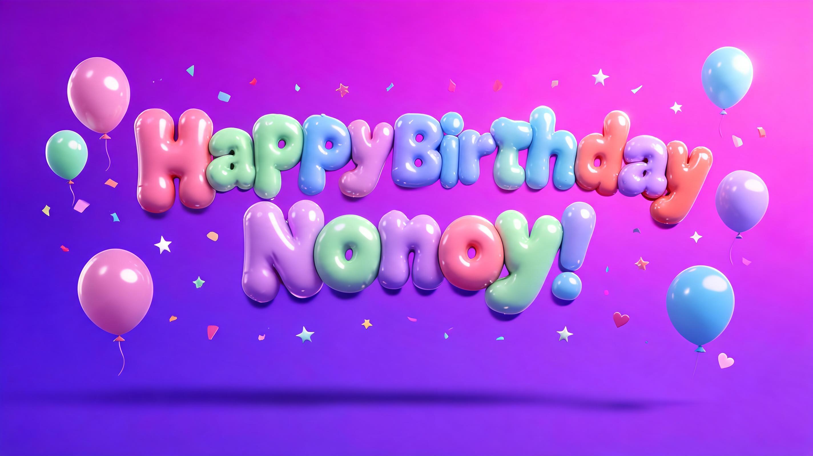 "Happy Birthday Nonoy! " — 3d Bold Inflated | AI Text Effect Generator
