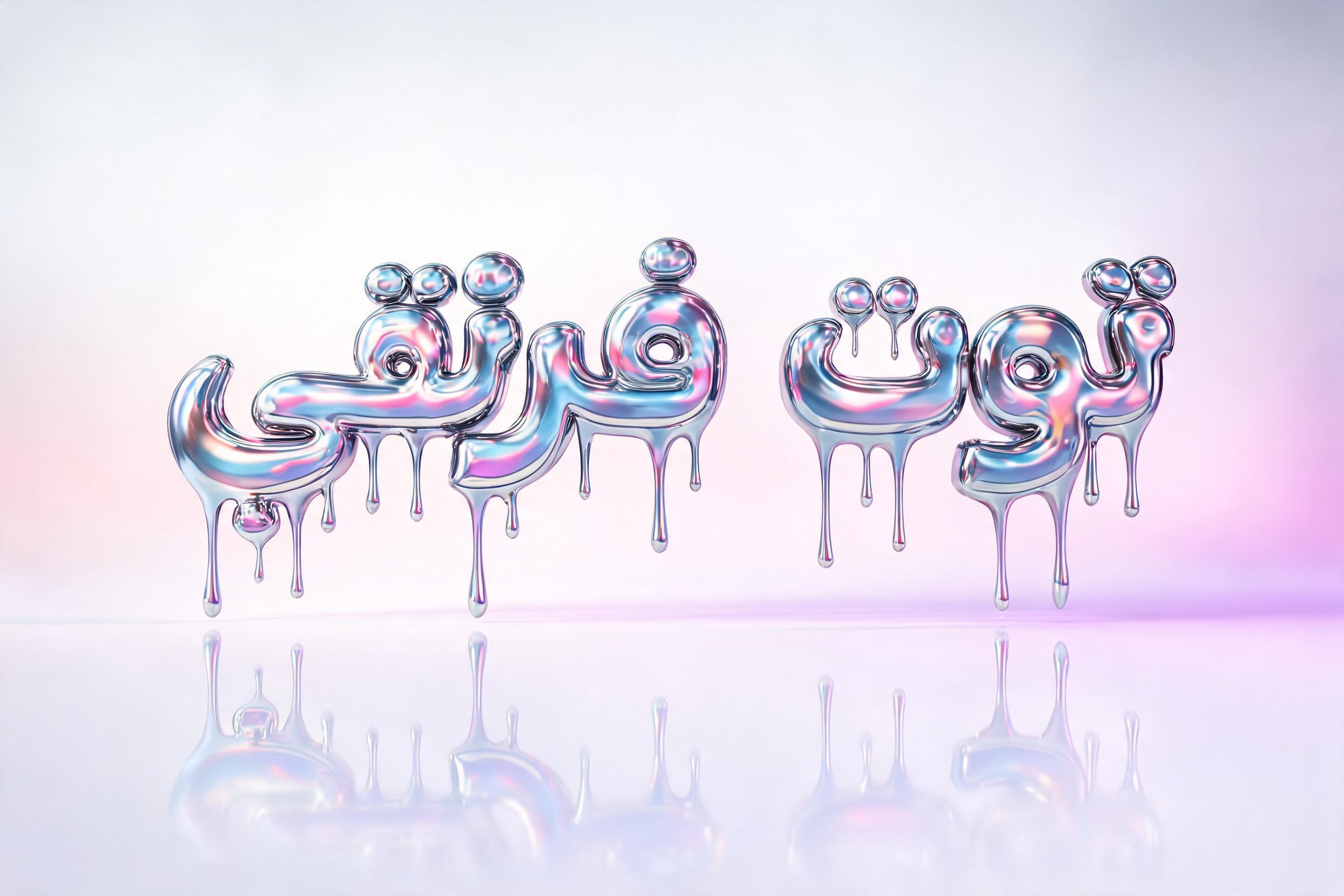 "توت فرنگی" — Y2k Liquid | AI Text Effect Generator