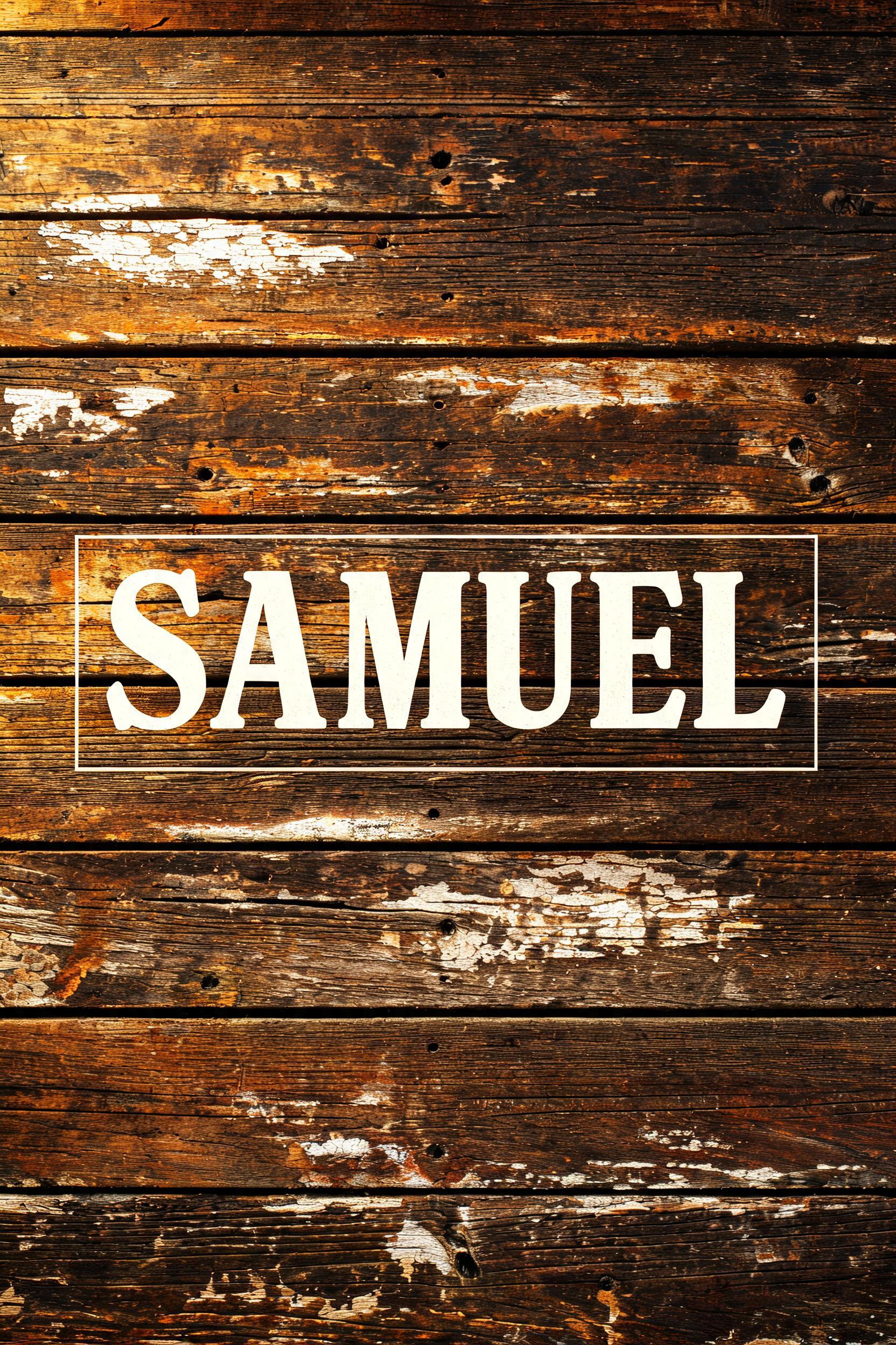 "Samuel" —  | AI Text Effect Generator