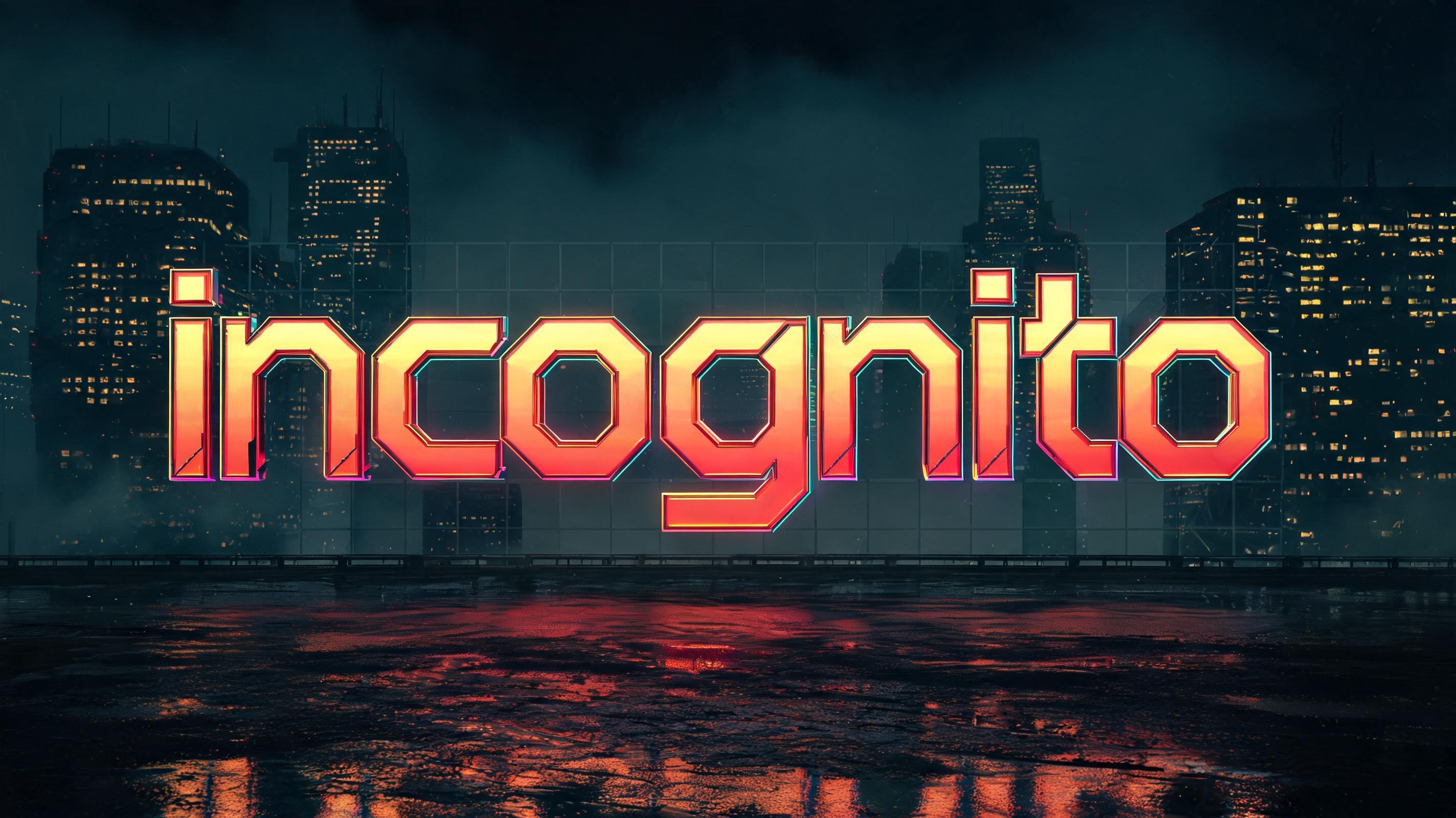 "incognito" — Cyberpunk 2077 | AI Text Effect Generator