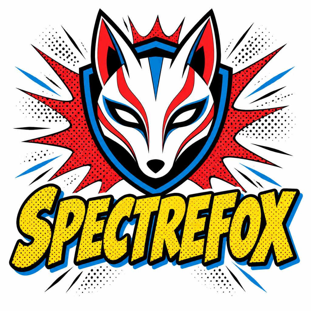 "SPECTREFOX" — Comic Book | AI Text Effect Generator