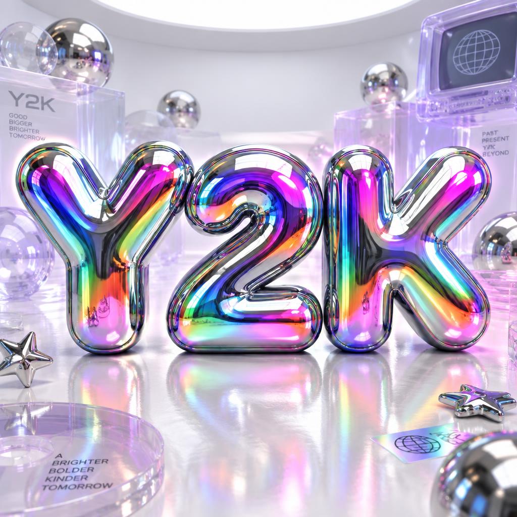 "Y2K" — Y2k Chrome | AI Text Effect Generator