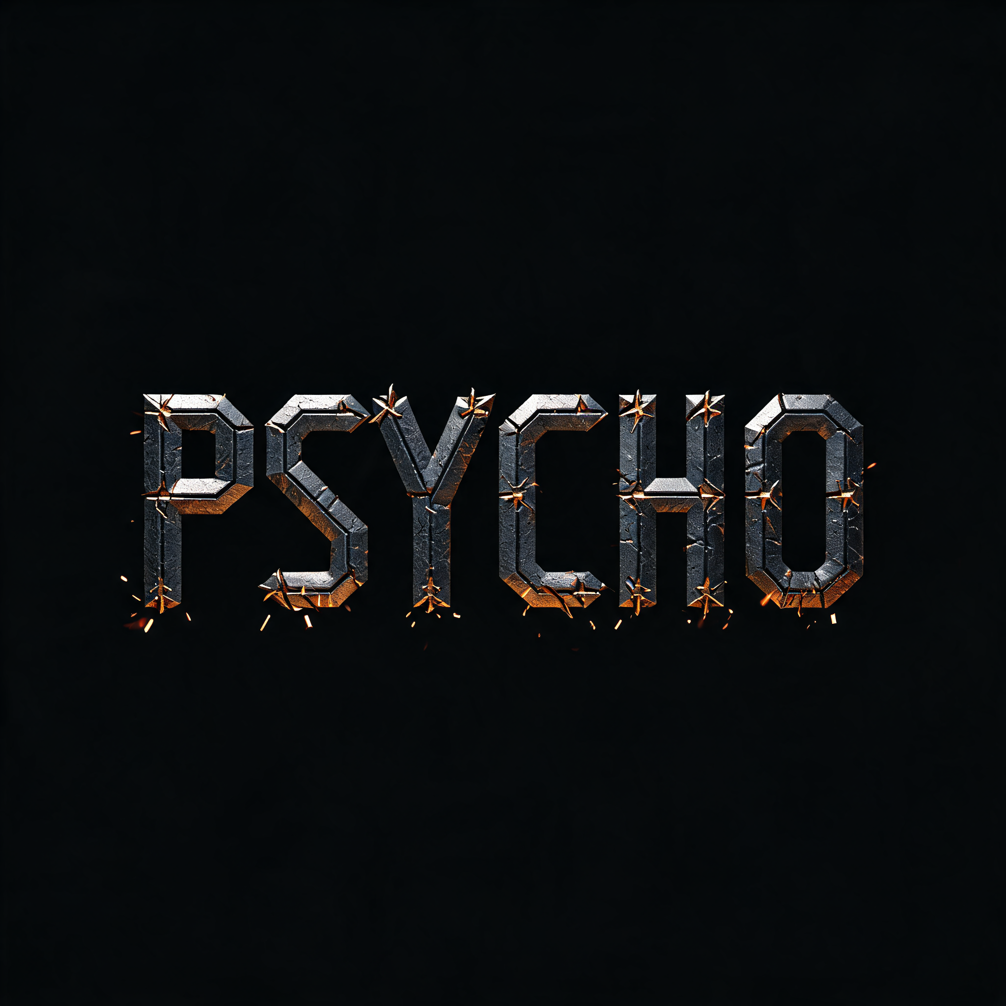 "Psycho" — Viking | AI Text Effect Generator