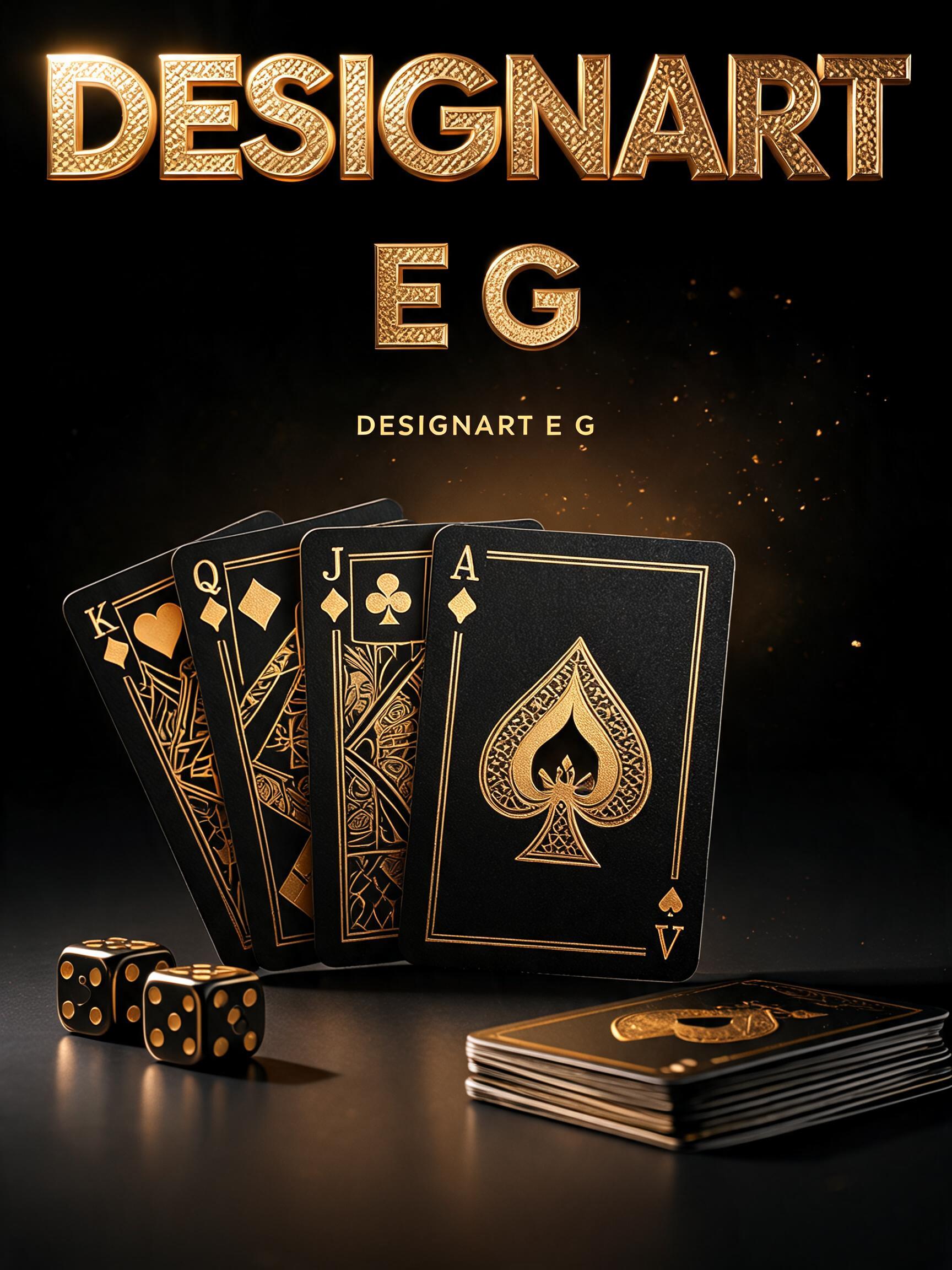 "DESIGNART
E G" — 3d Bold Gold | AI Text Effect Generator
