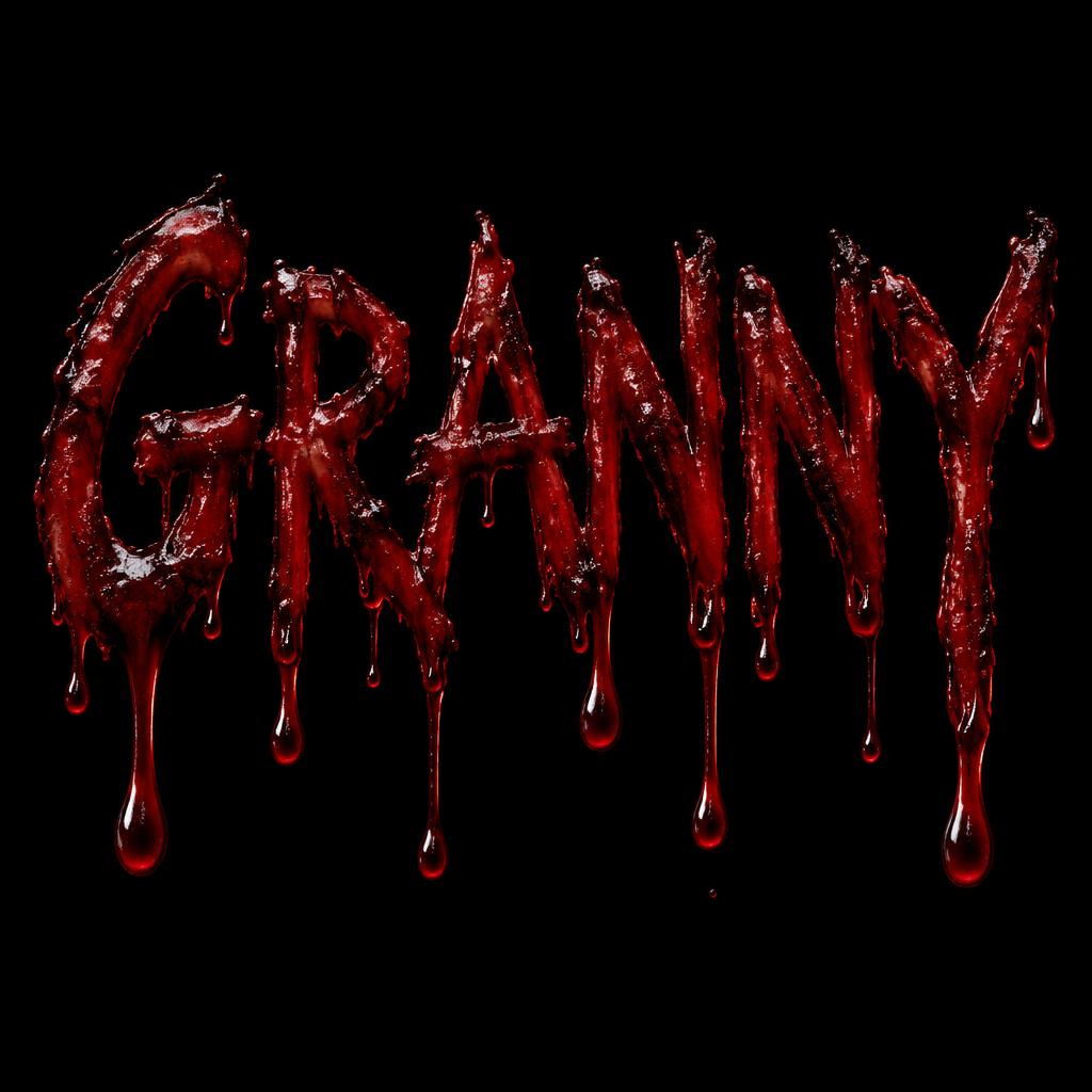 "GRANNY" — Drip Font Blood | AI Text Effect Generator
