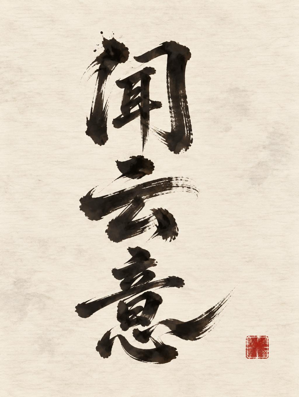 "闻云意" — Brush Stroke | AI Text Effect Generator
