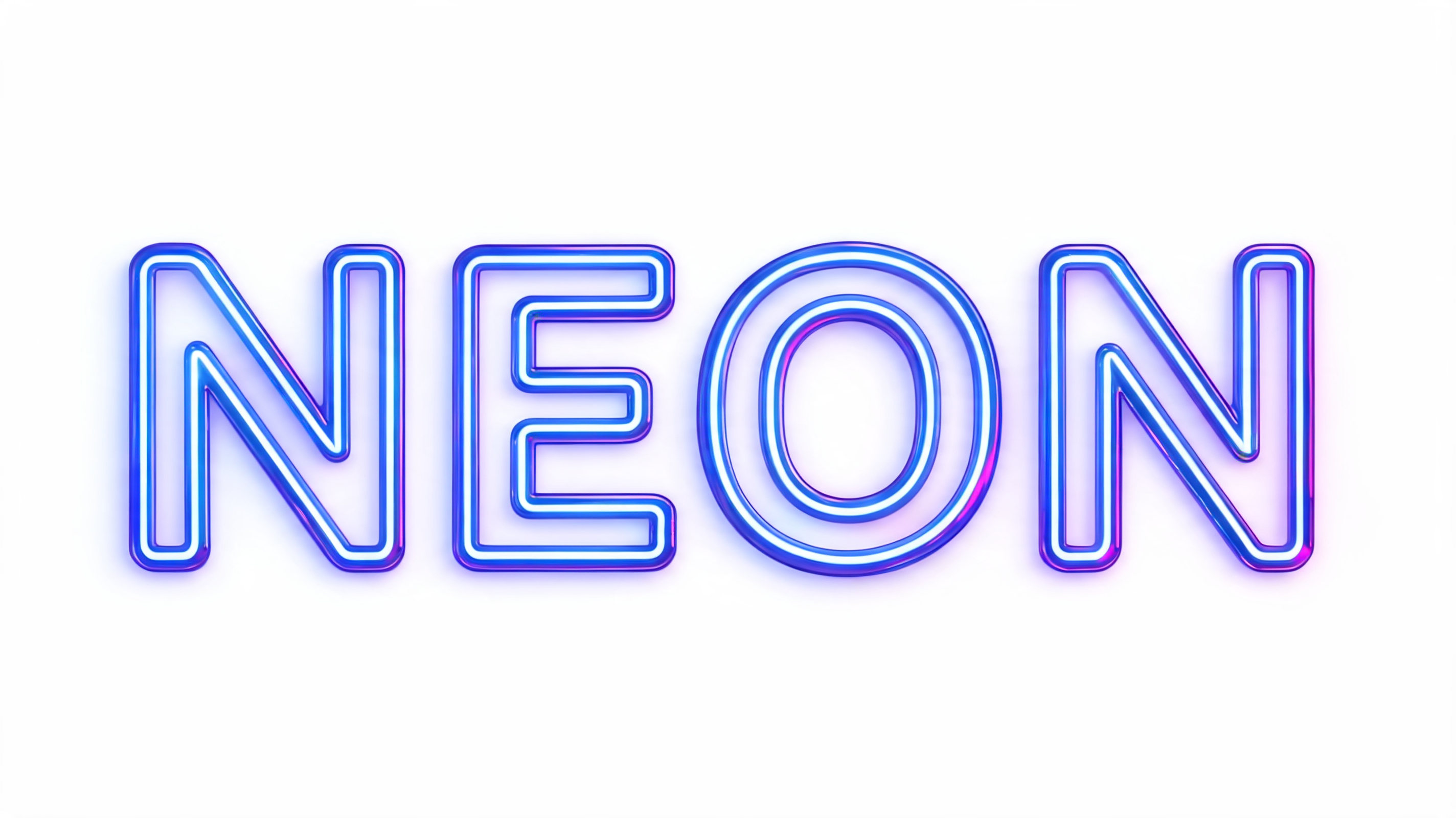 "NEON" — Neon Outline | AI Text Effect Generator