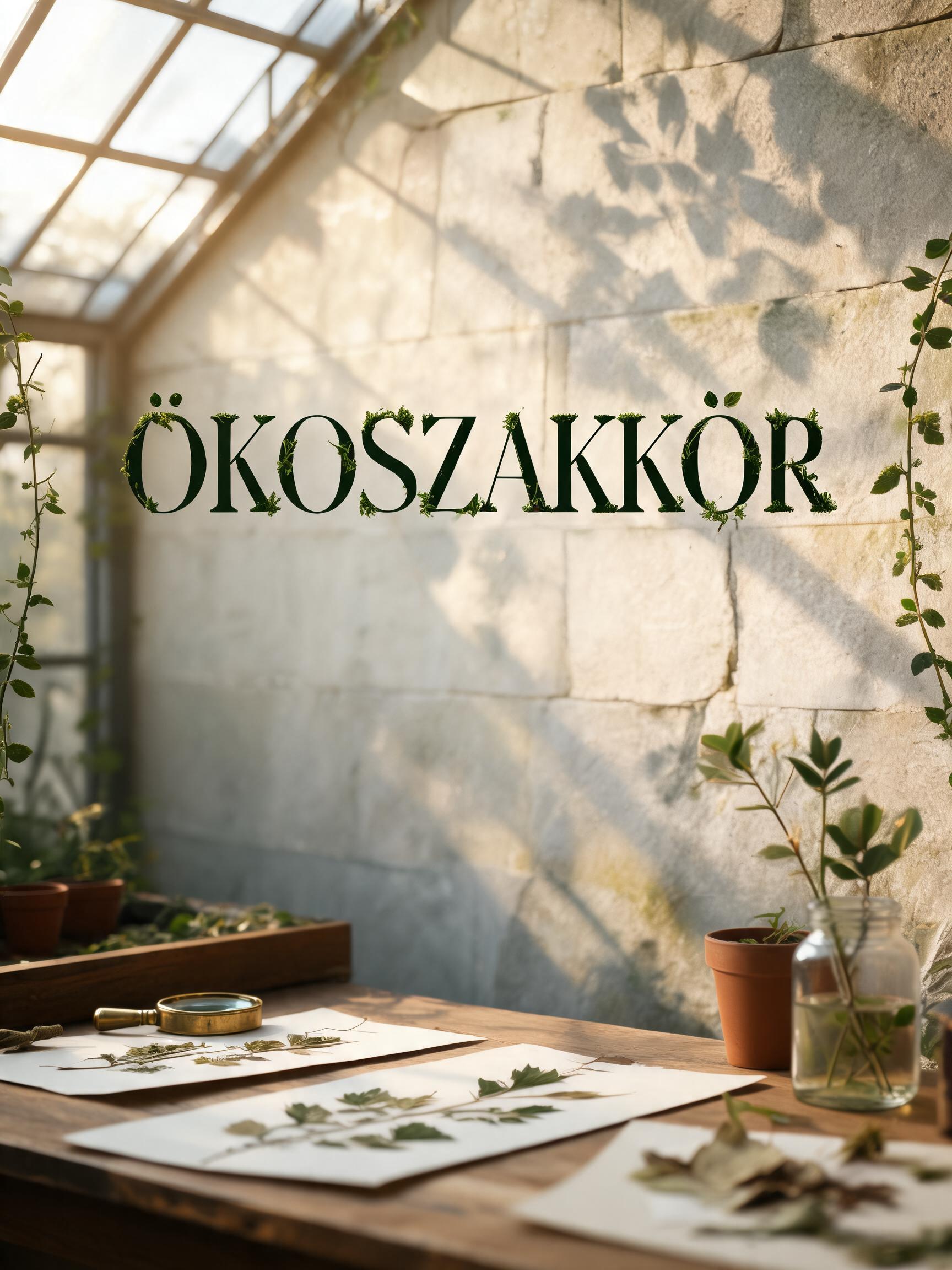 "ÖKOSZAKKÖR" —  | AI Text Effect Generator