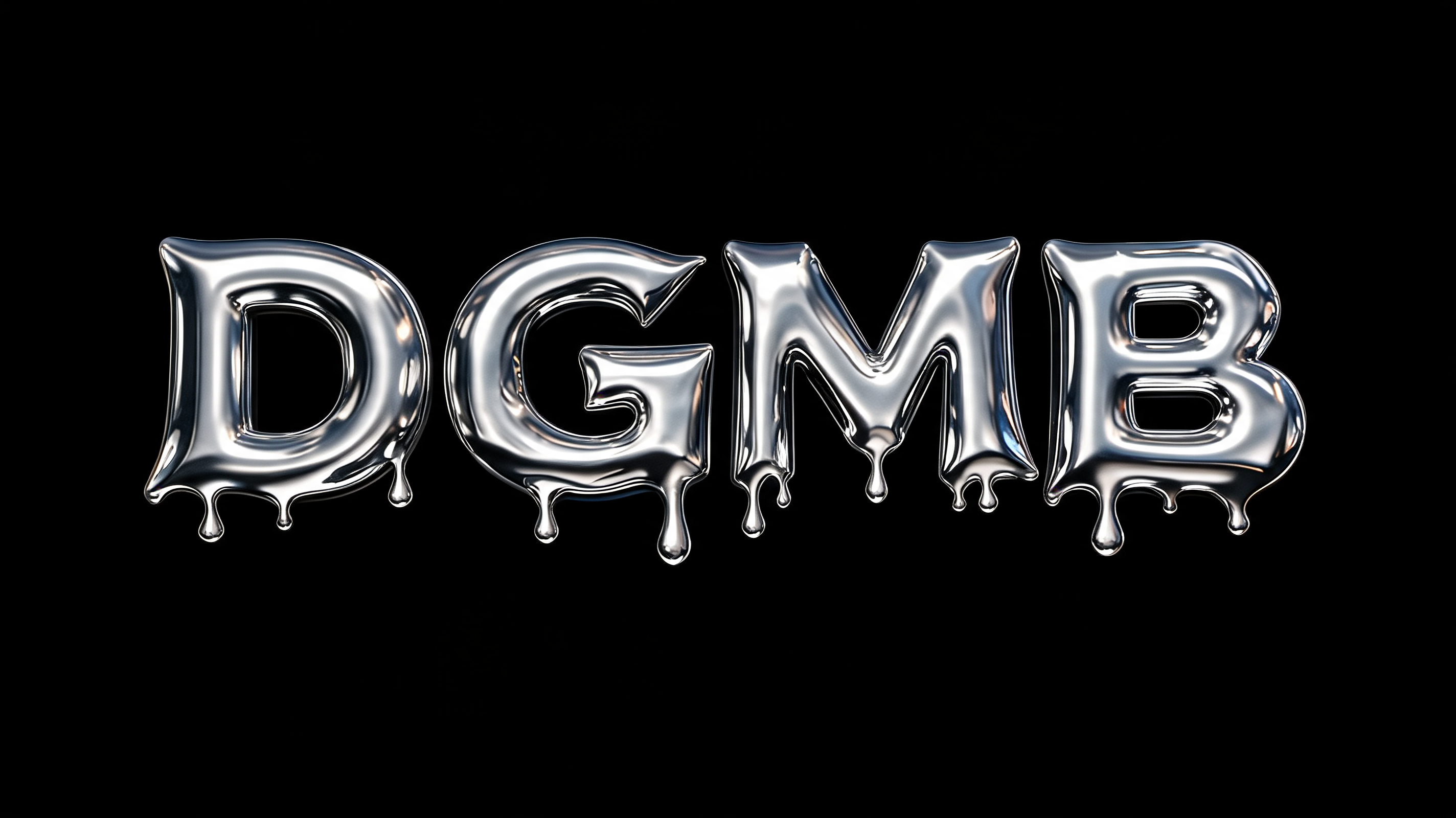"ＤＧＭＢ" — Metallic | AI Text Effect Generator