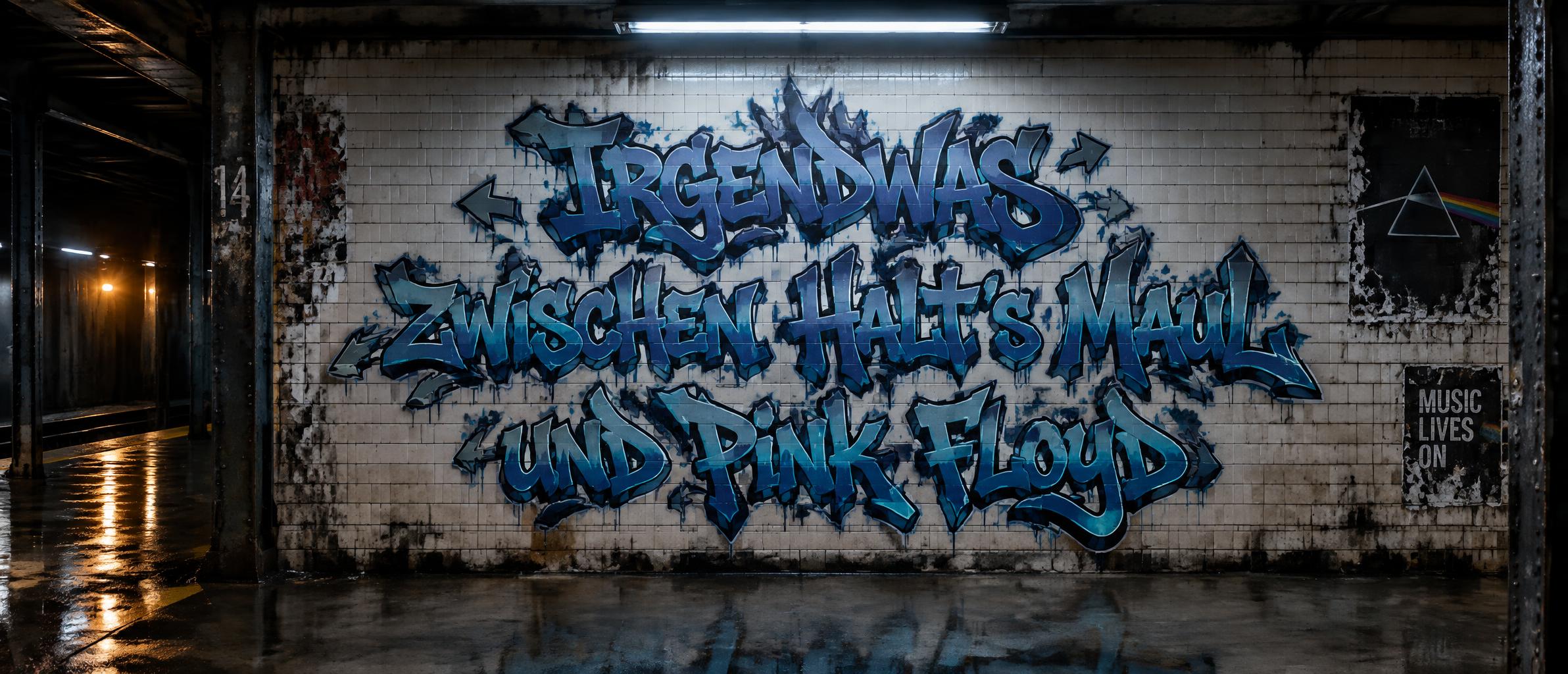 "Irgendwas zwischen Halt‘s Maul und Pink Floyd" —  | AI Text Effect Generator