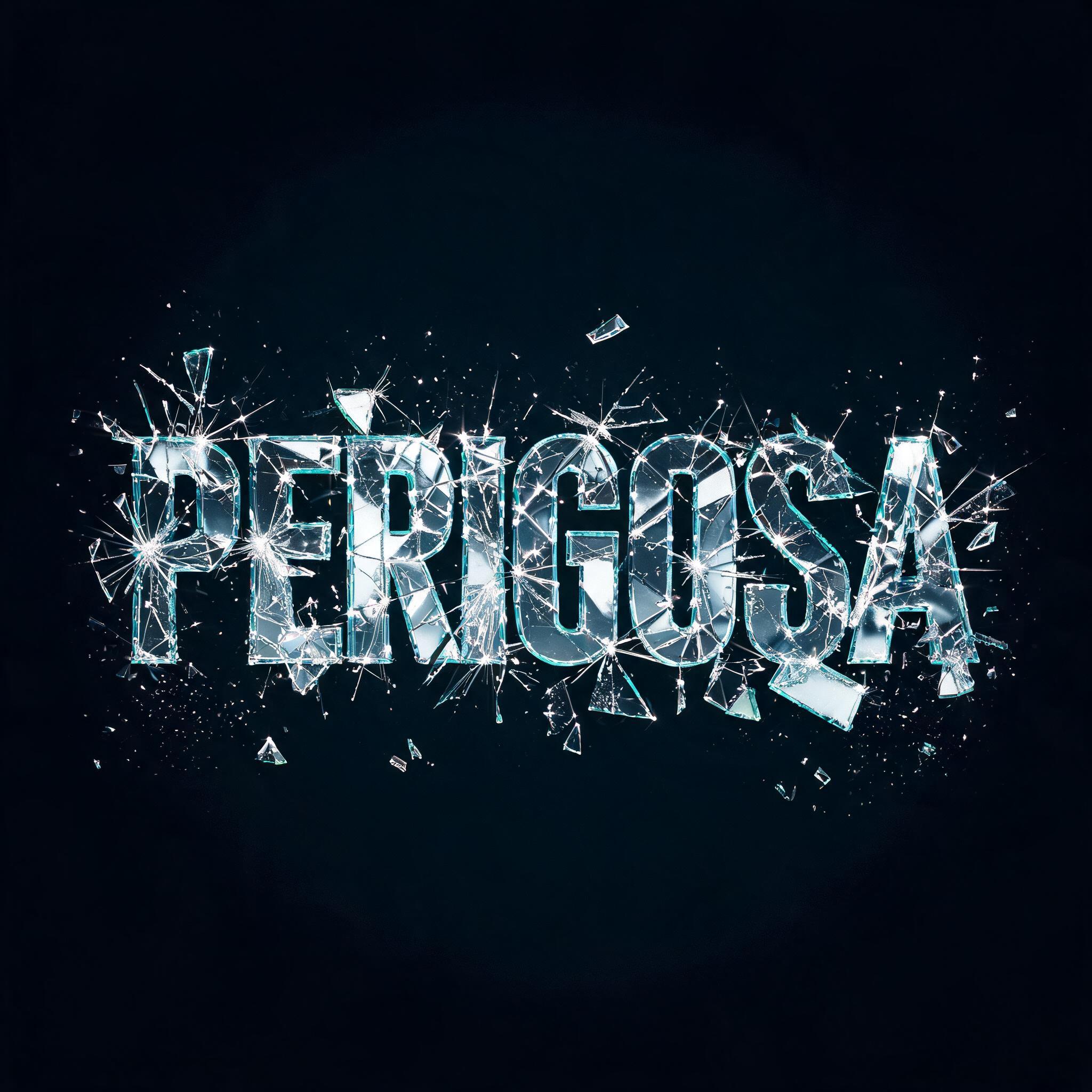 "PERIGOSA" — Glass Broken | AI Text Effect Generator