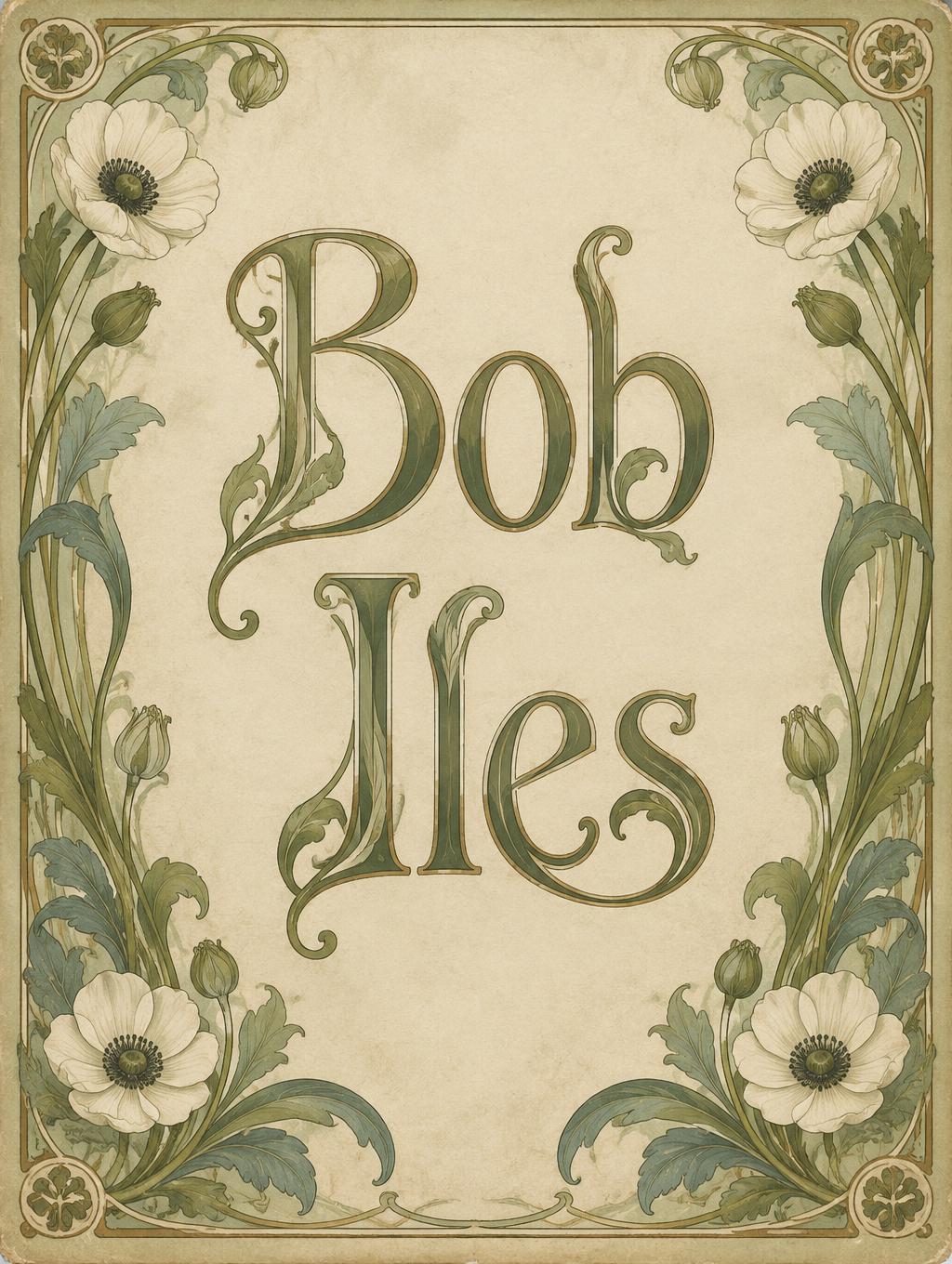 "Bob Iles" —  | AI Text Effect Generator