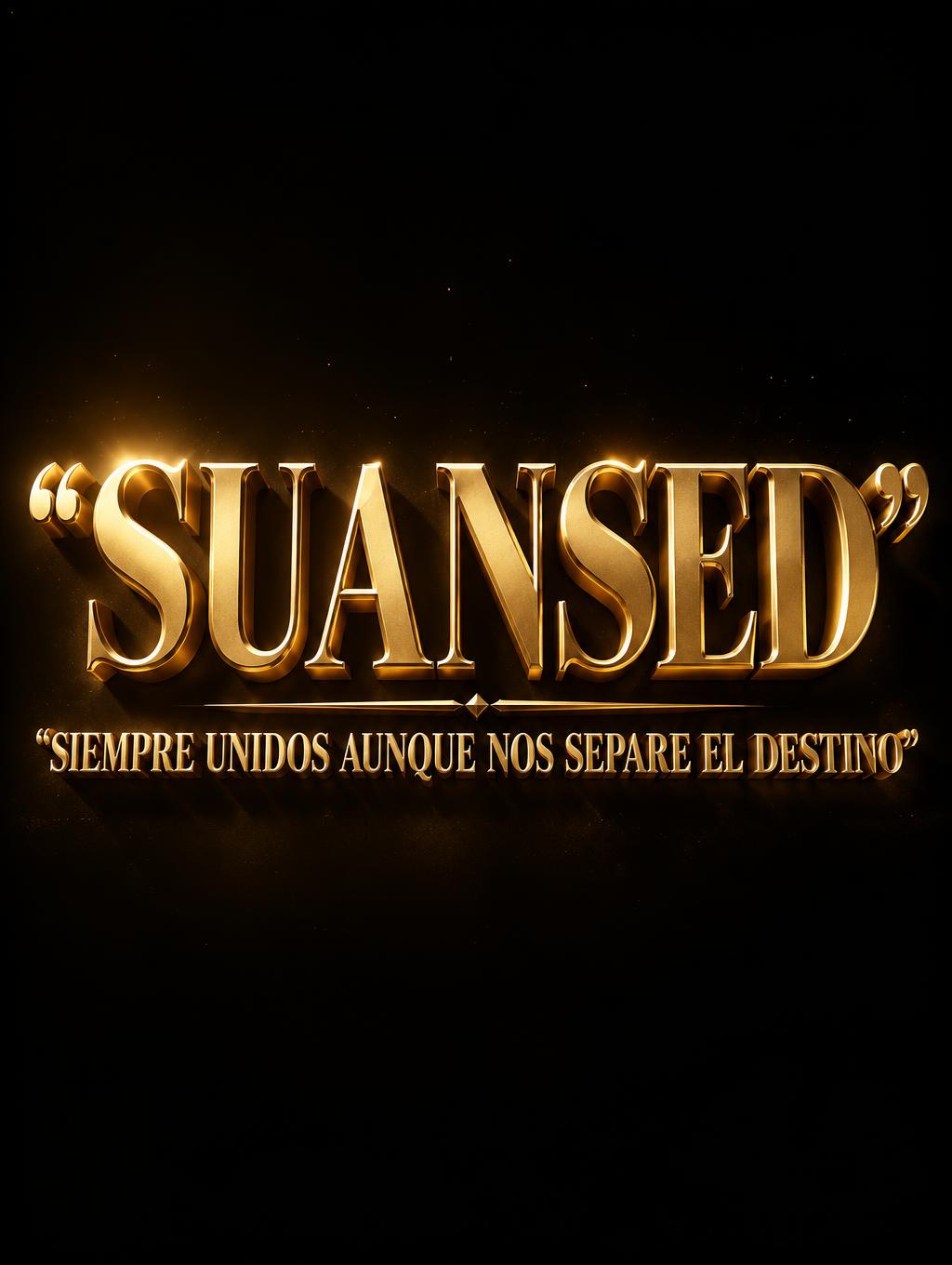 ""SUANSED"
"SIEMPRE UNIDOS AUNQUE NOS SEPARE EL DESTINO"" — 3d Bold Gold | AI Text Effect Generator