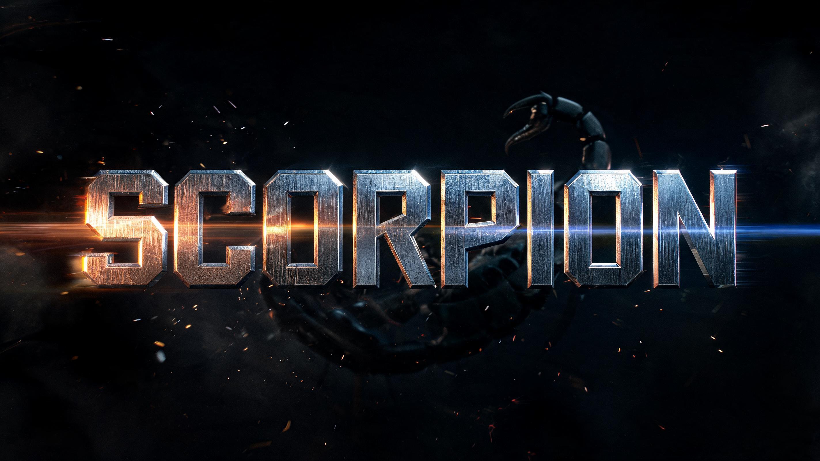 "SCORPION" — Cinematic Action | AI Text Effect Generator