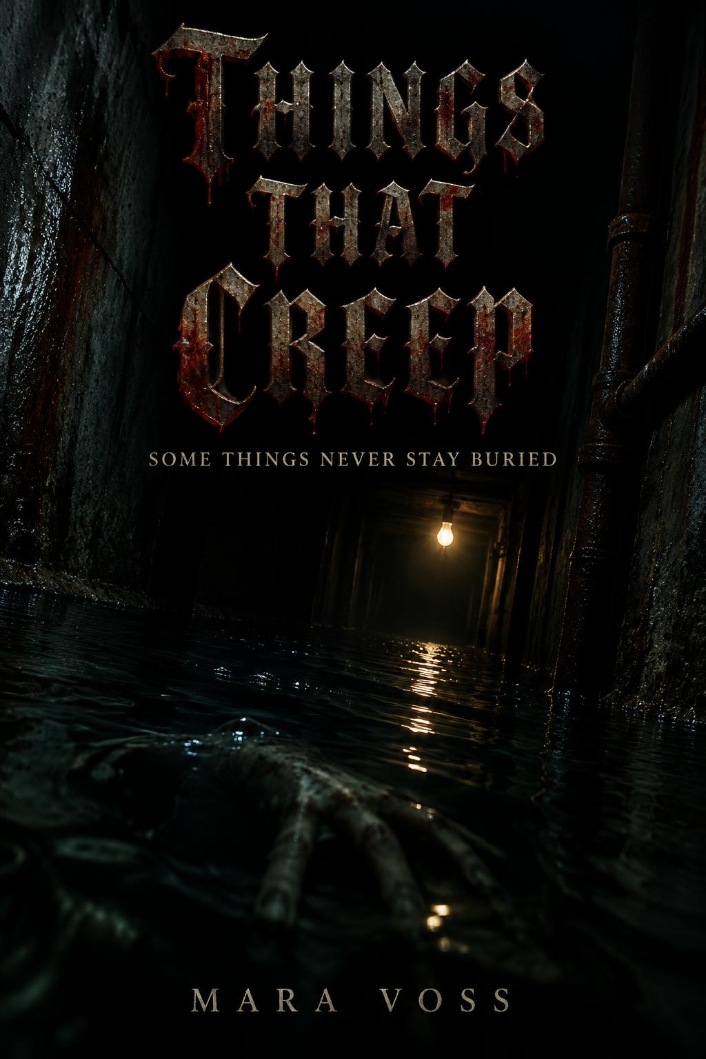 "THINGS THAT CREEP
SOME THINGS NEVER STAY BURIED
MARA VOSS" — Cinematic Horror | AI Text Effect Generator