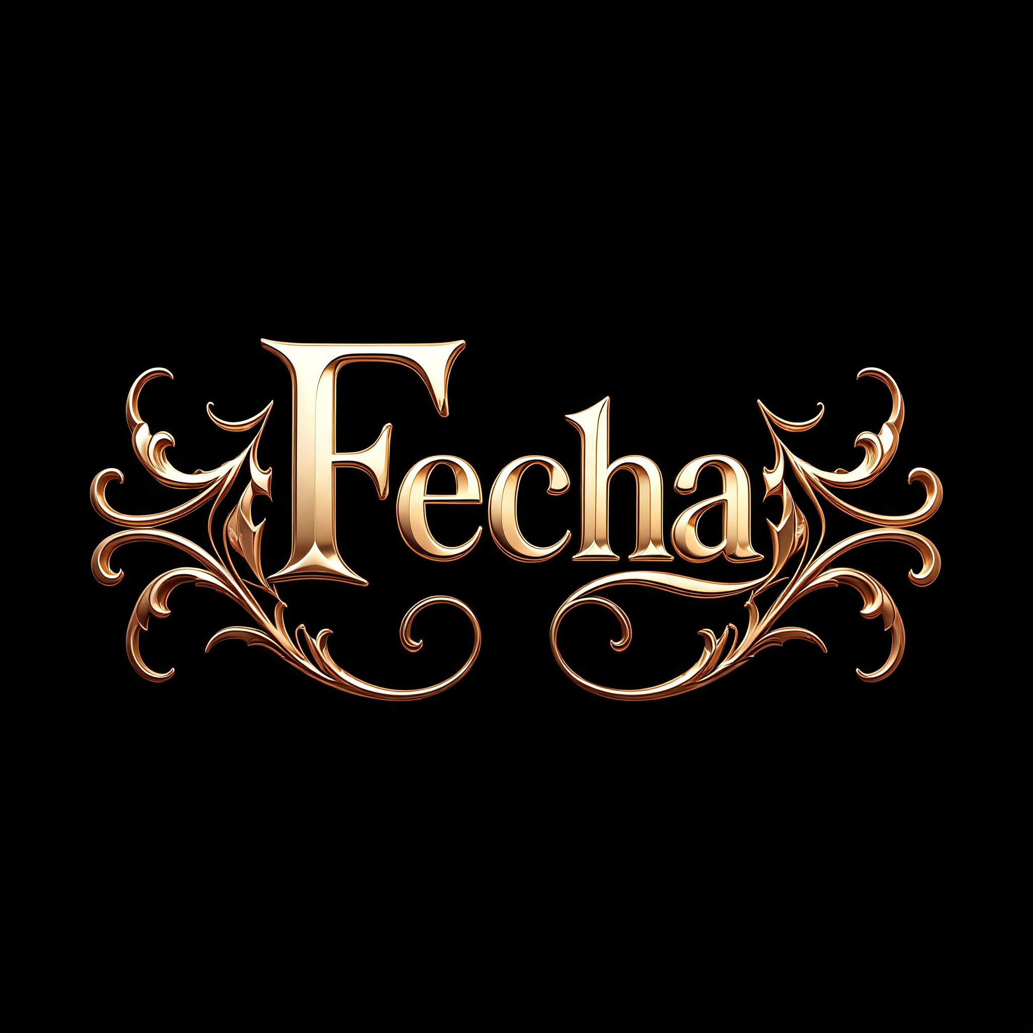 "Fecha" — Gothic Font | AI Text Effect Generator