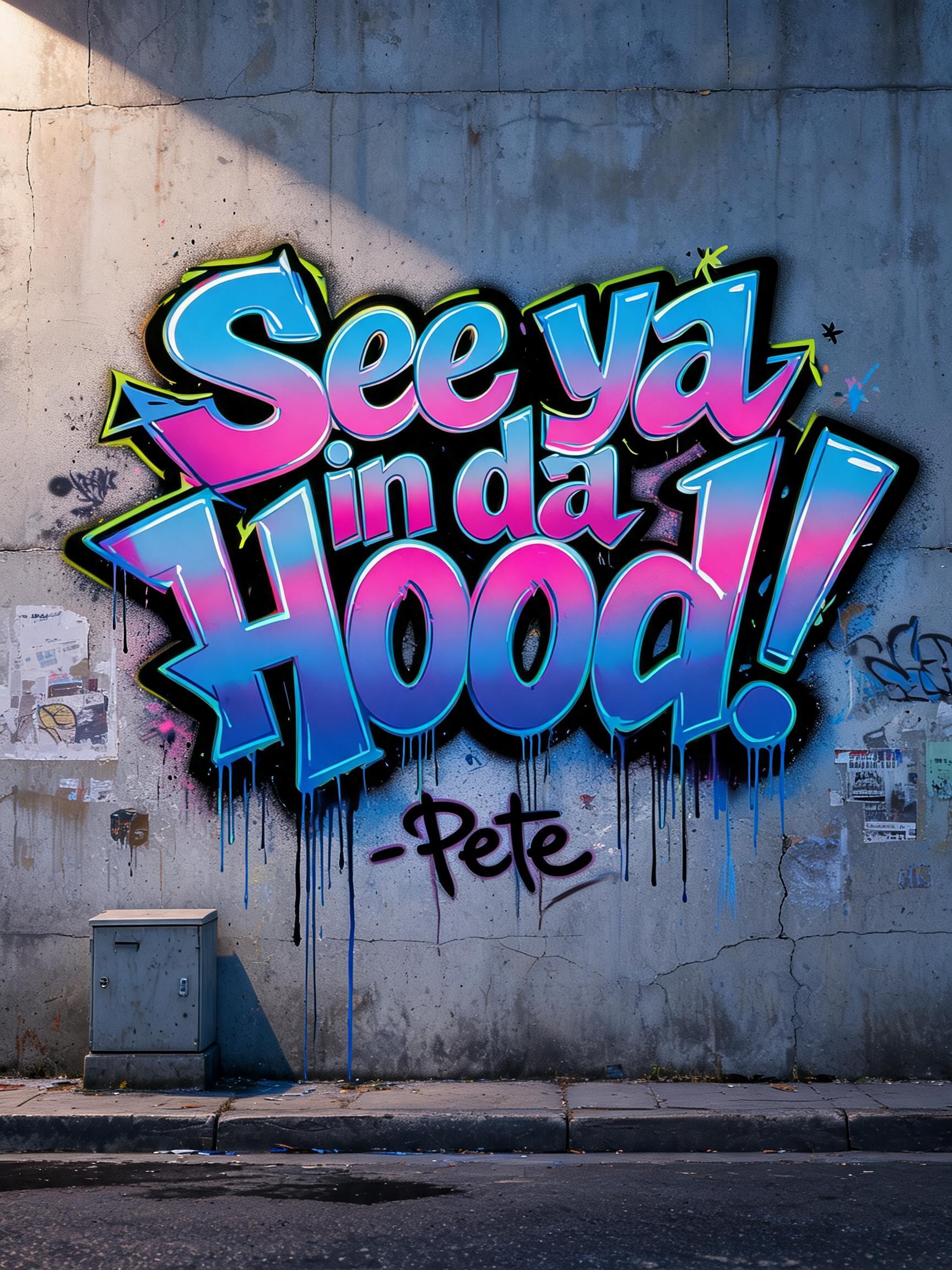 See ya in da hood!
                 - Pete