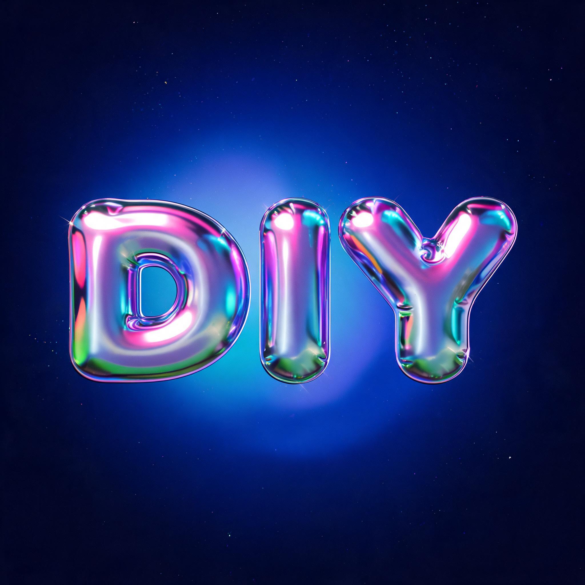 "DIY" — Y2k | AI Text Effect Generator