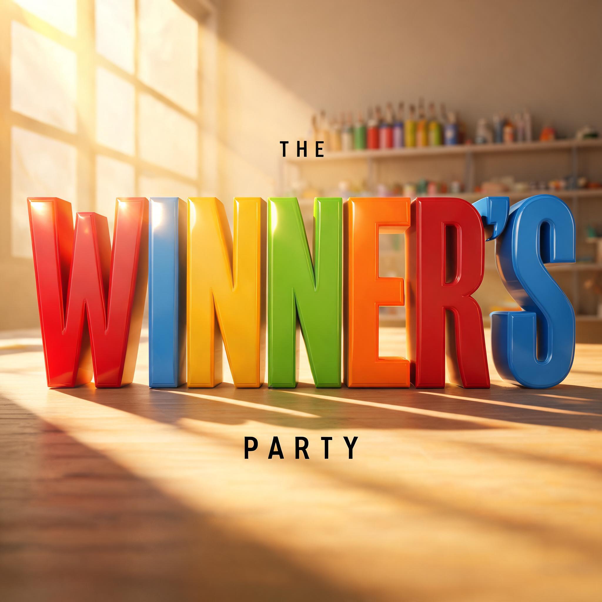 "THE WINNER'S PARTY" — 3d Bold | AI Text Effect Generator