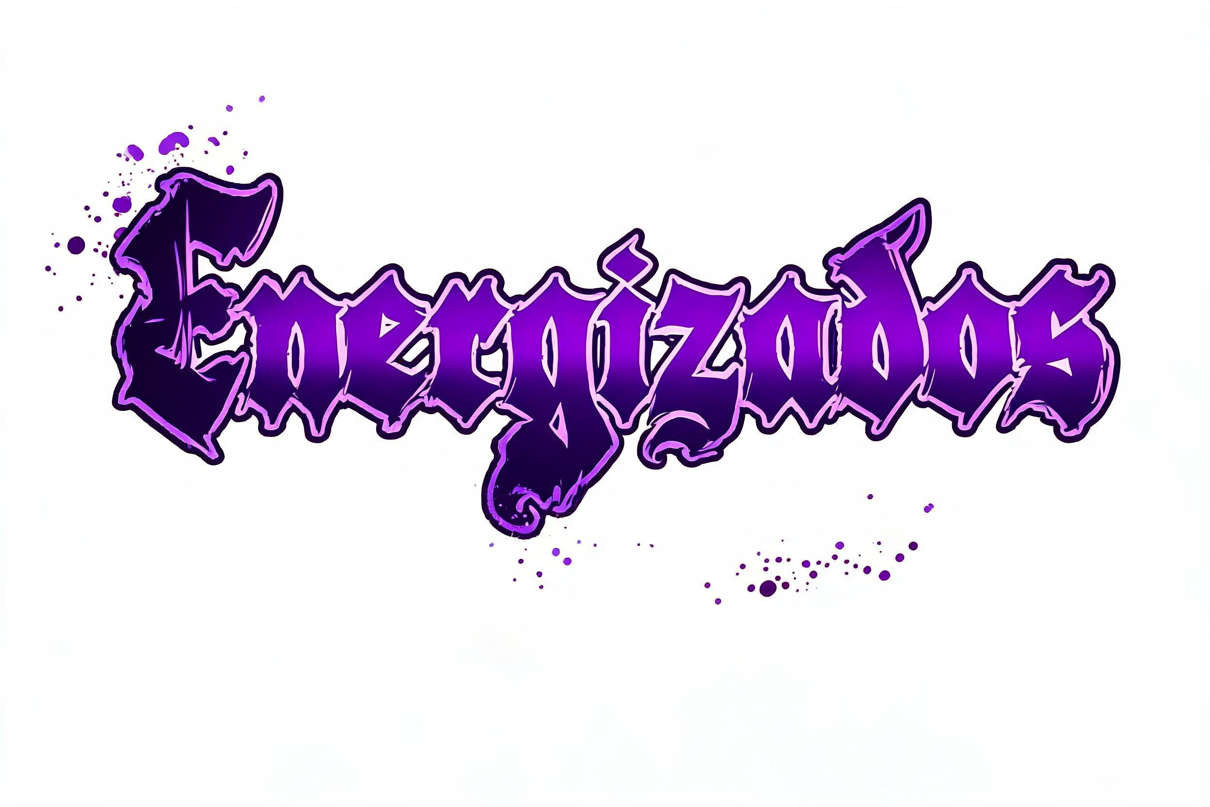 "Energizados" — Gothic Font | AI Text Effect Generator