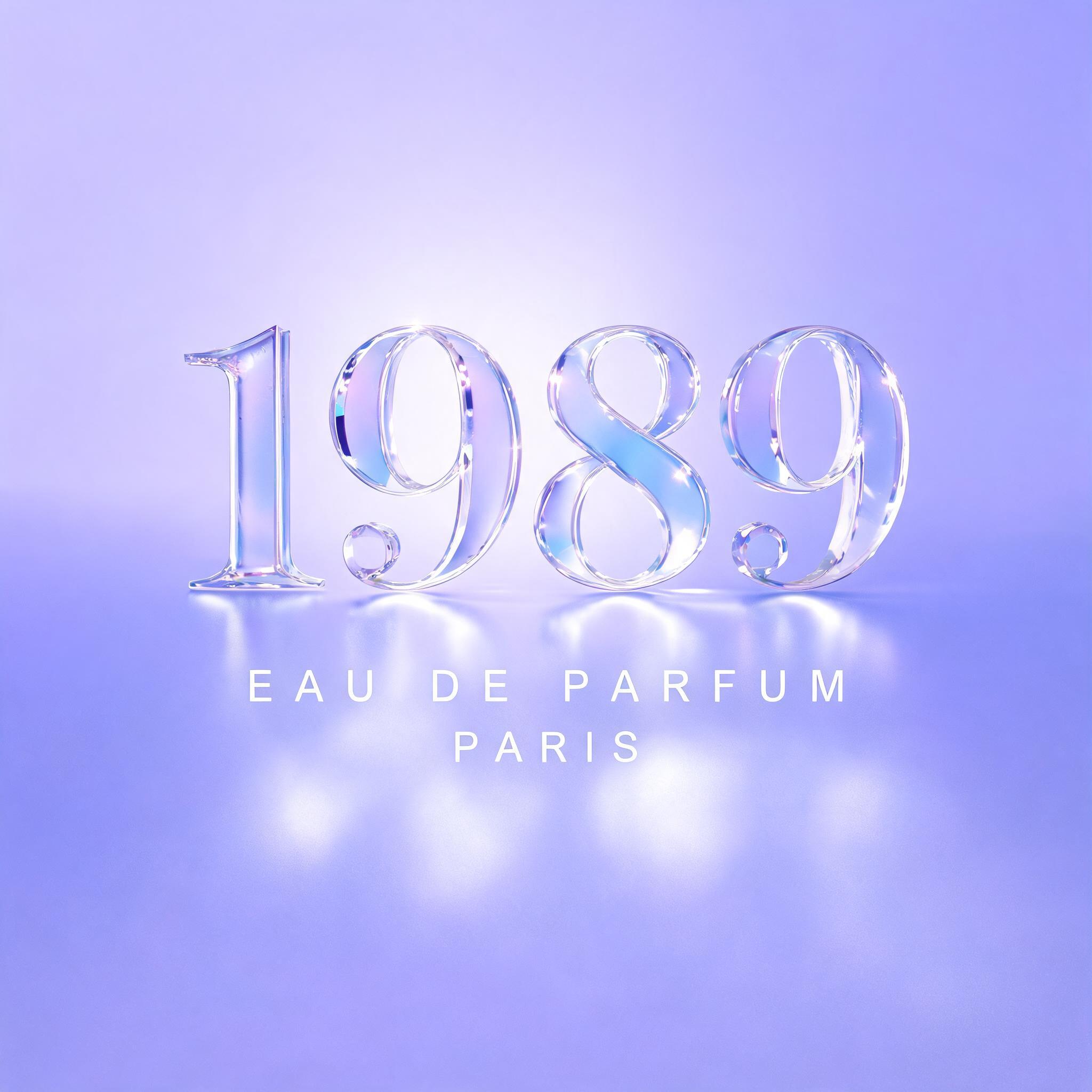 "1989" — Glass | AI Text Effect Generator