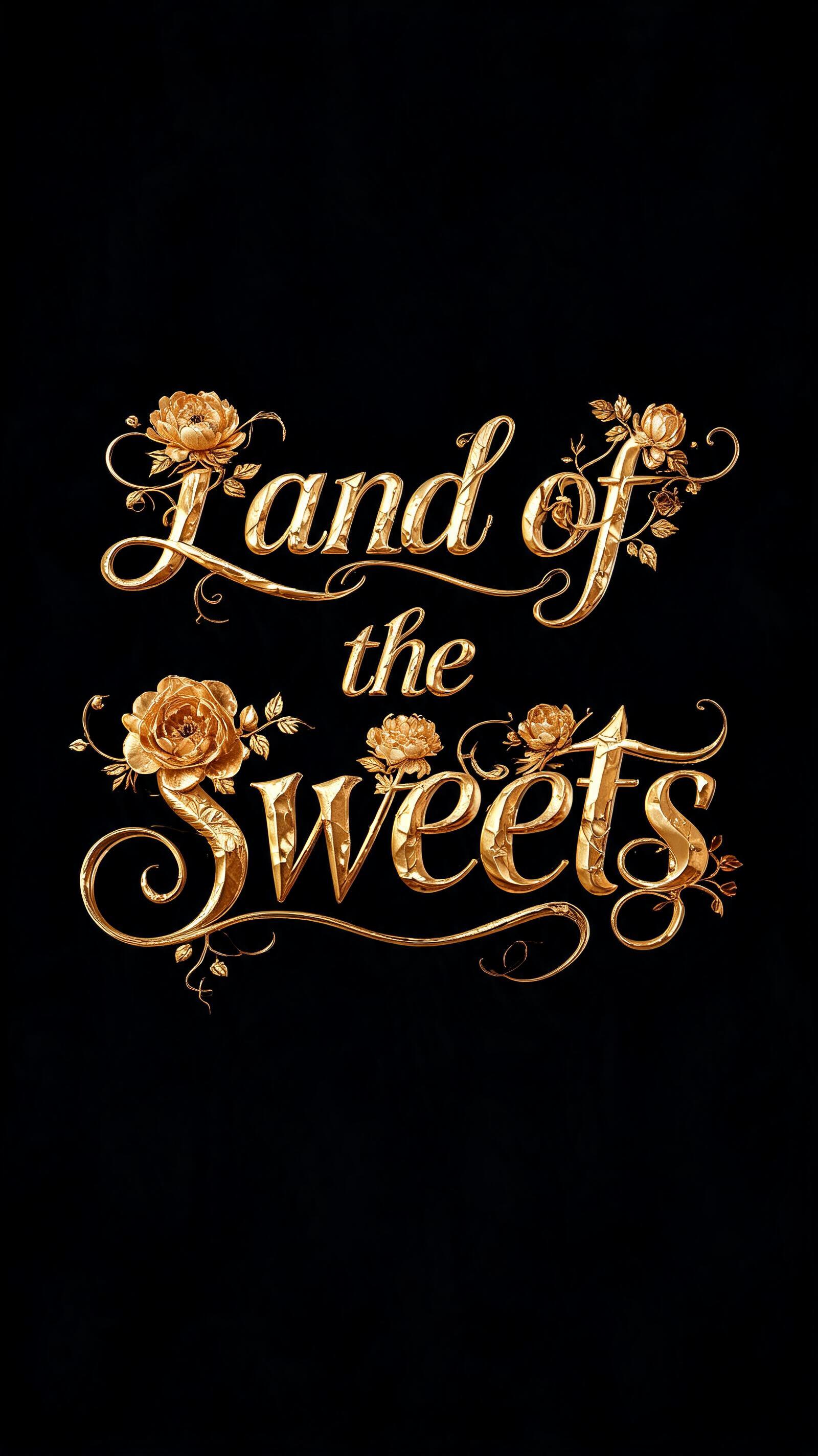 "Land of the Sweets" — Luxury Gold | AI Text Effect Generator